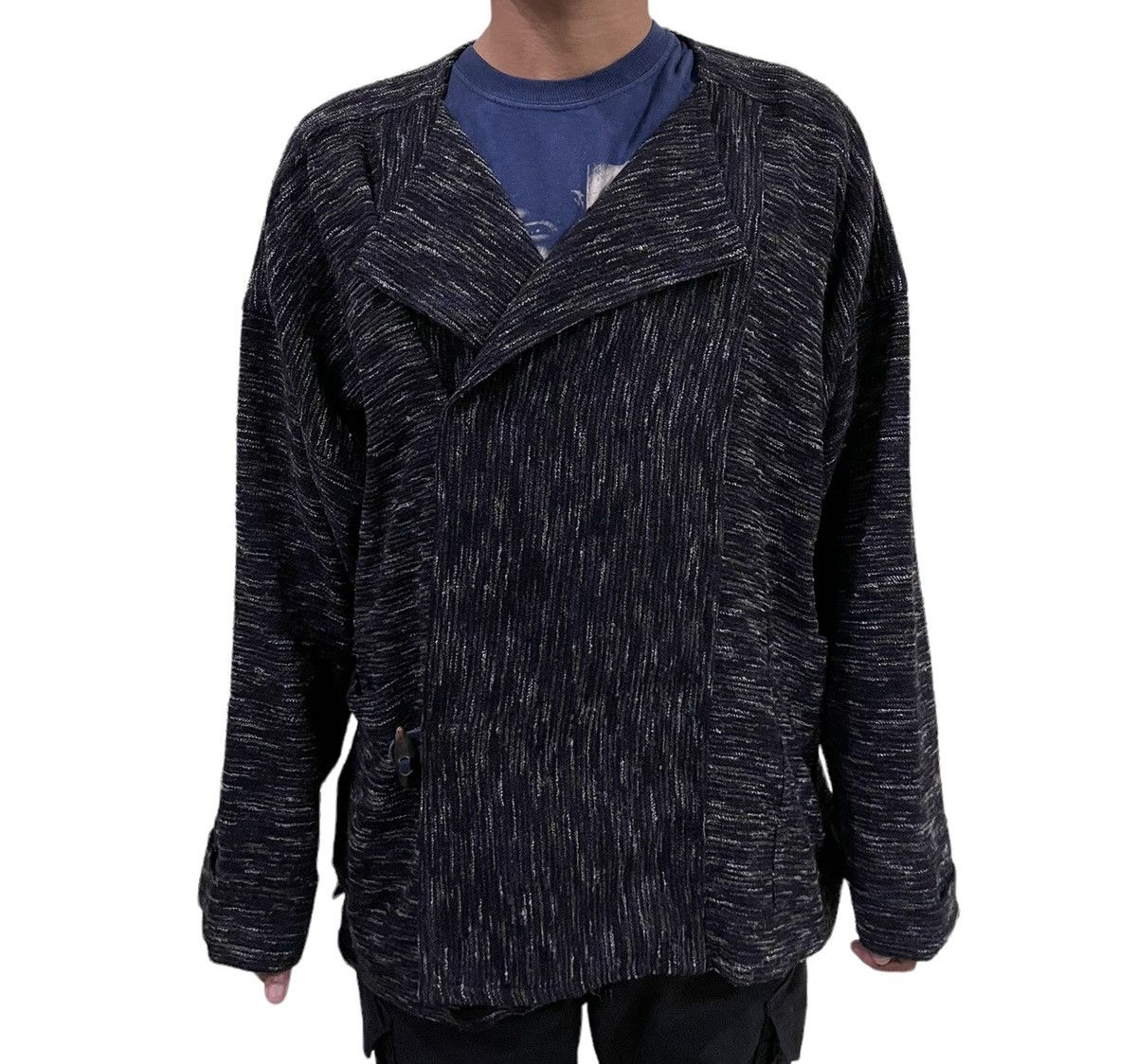 Issey Miyake Vintage Plantation Cardigan Style Wooden Button Jacket Size US M / EU 48-50 / 2 - 2 Thumbnail