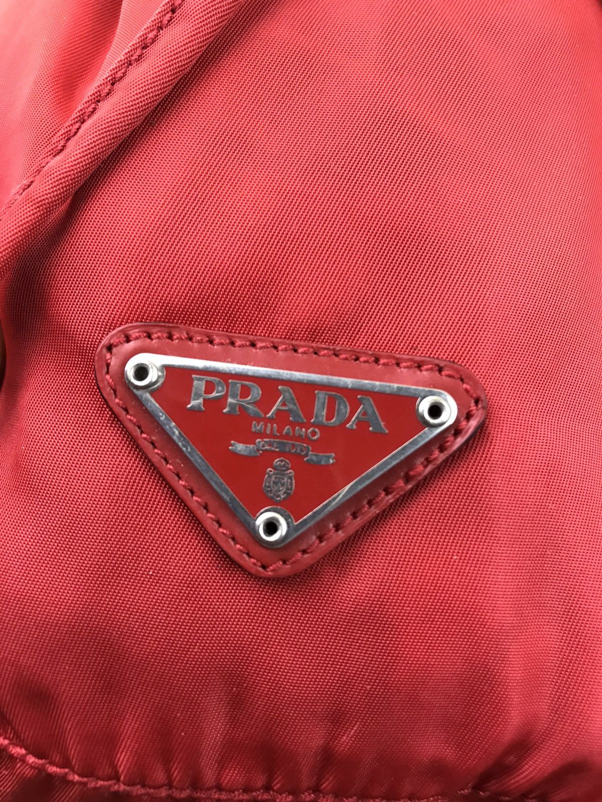 Prada Authentic PRADA Tessuto Nylon Drawstring Cosmetic Bag Size ONE SIZE - 3 Thumbnail