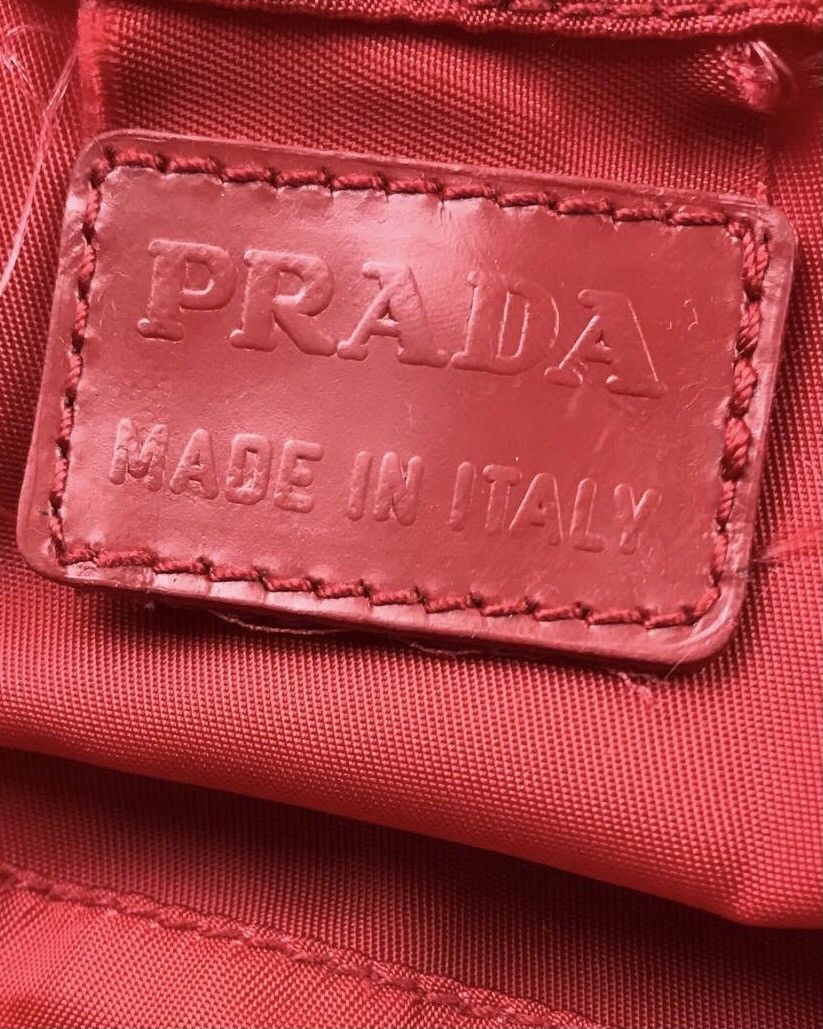 Prada Authentic PRADA Tessuto Nylon Drawstring Cosmetic Bag Size ONE SIZE - 12 Thumbnail
