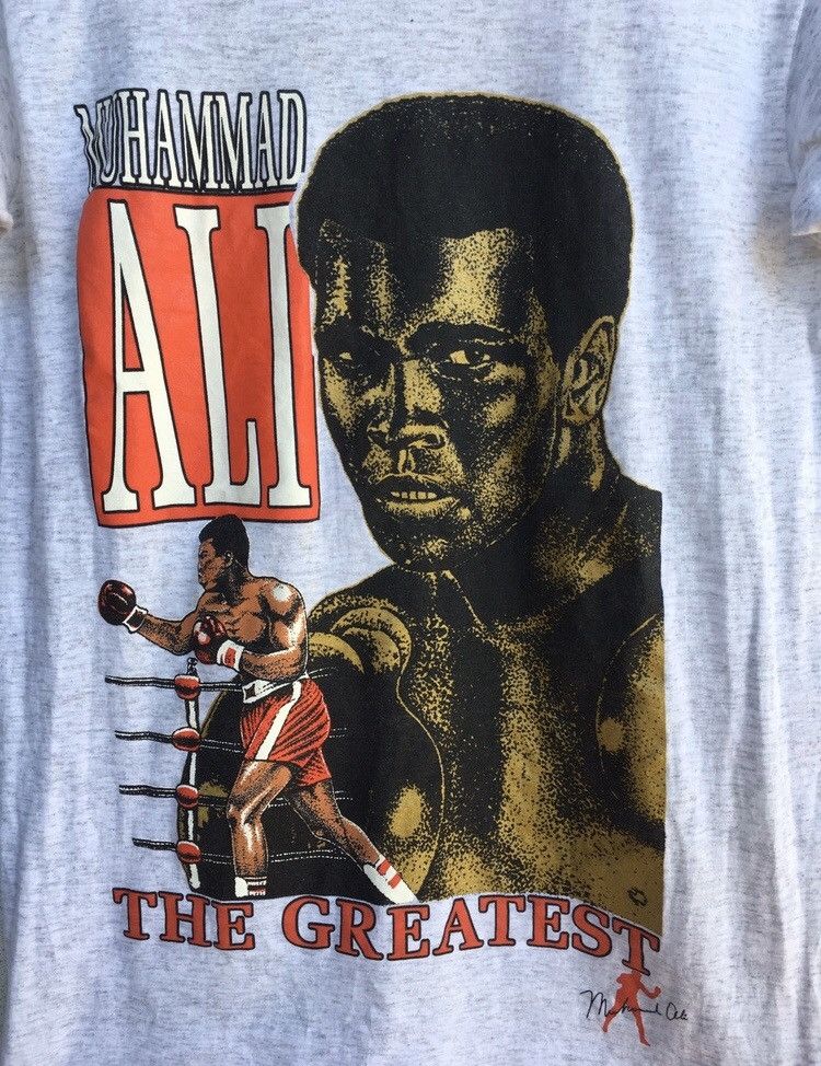 Vintage Vtg The Greatest Mohammad Ali legend t shirt Size US M / EU 48-50 / 2 - 3 Thumbnail