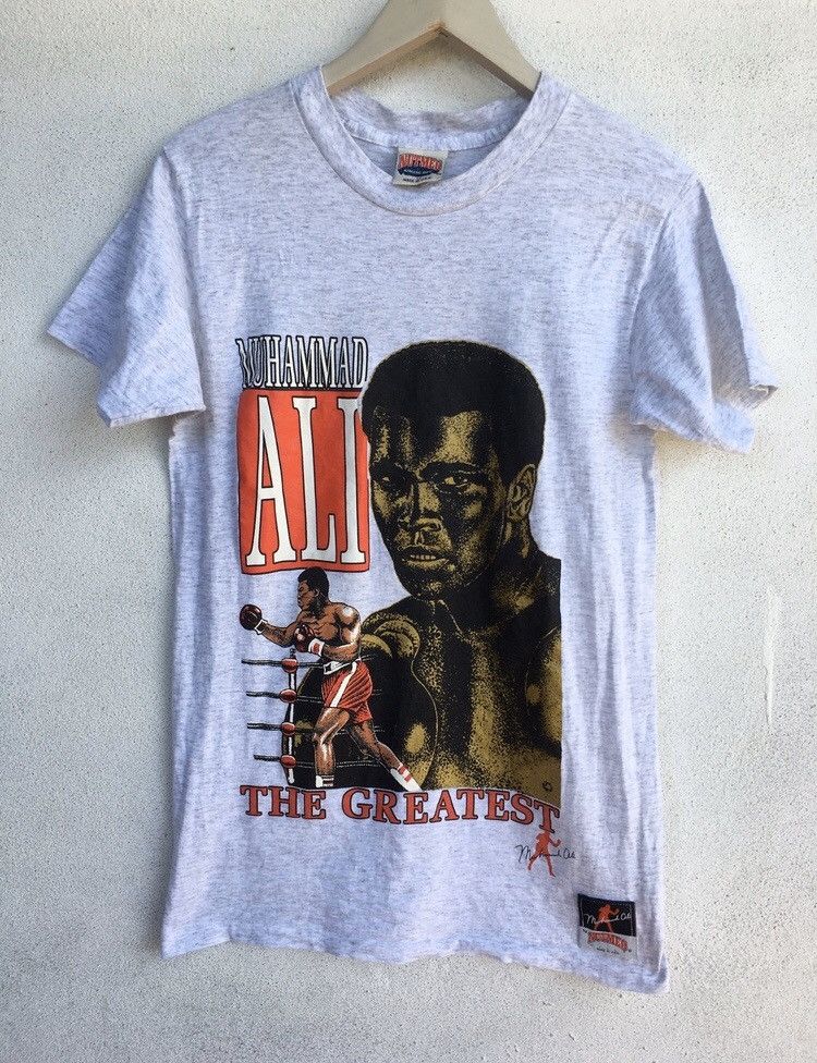 Vintage Vtg The Greatest Mohammad Ali legend t shirt Size US M / EU 48-50 / 2 - 1 Thumbnail