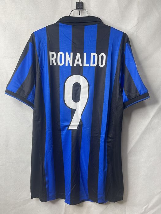 Nike 98-99 Inter Milan Ronaldo Home Soccer Jersey | Grailed