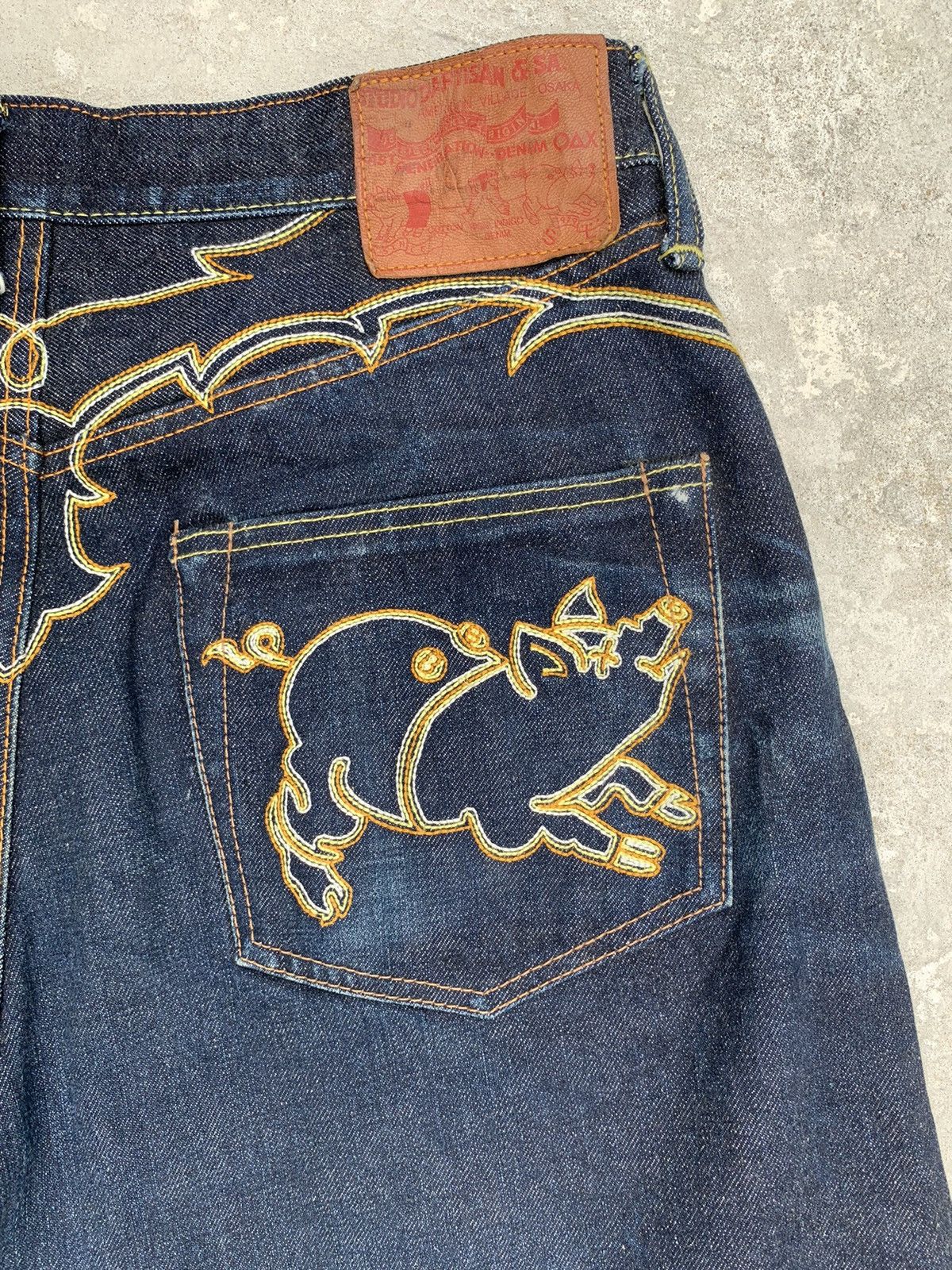 Studio D'Artisan STUDIO D’ARTISAN Selvedge Denim Pants Size US 31 - 18 Thumbnail