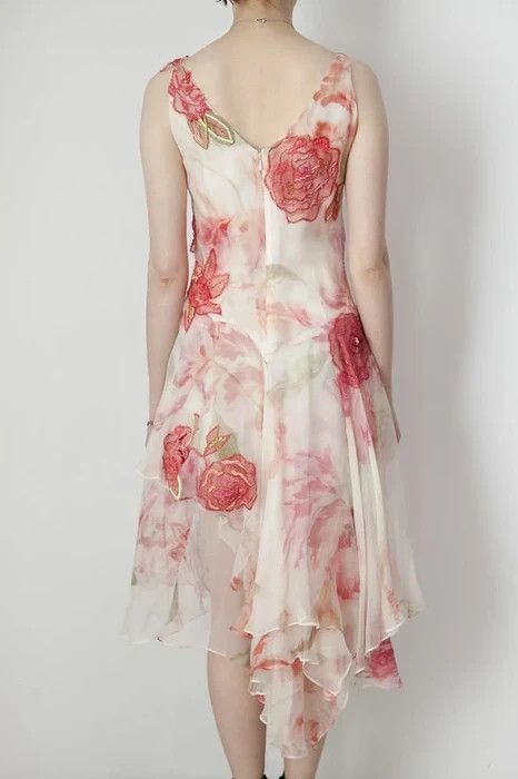 Barney Cools Barney Cheng Couture à porter flower dress Size S / US 4 / IT 40 - 2 Thumbnail