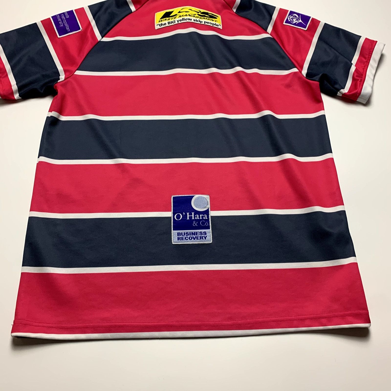 Vintage Leeds Rhinos Away Pink Gray Shirt Size Large Size US L / EU 52-54 / 3 - 19 Thumbnail