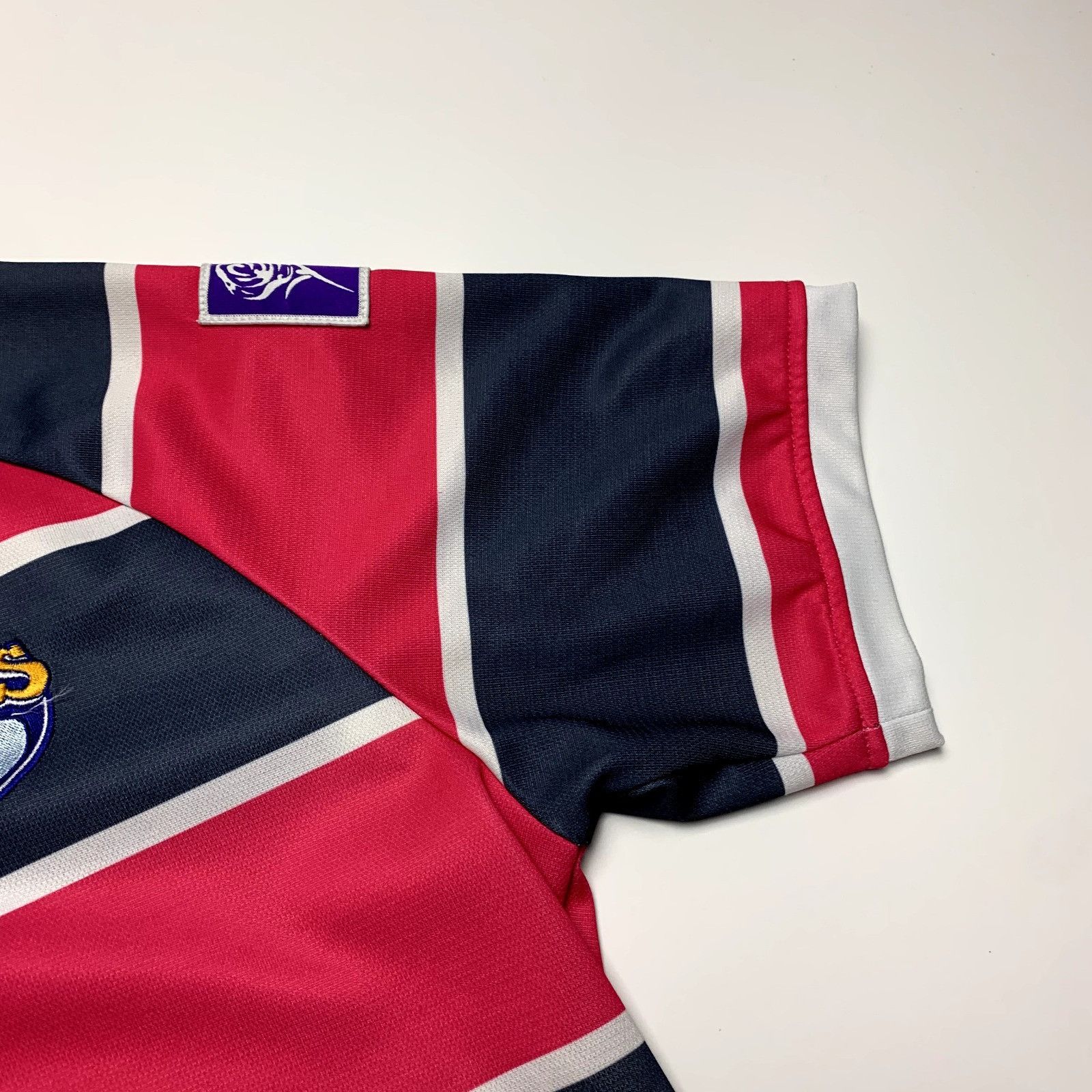 Vintage Leeds Rhinos Away Pink Gray Shirt Size Large Size US L / EU 52-54 / 3 - 6 Thumbnail