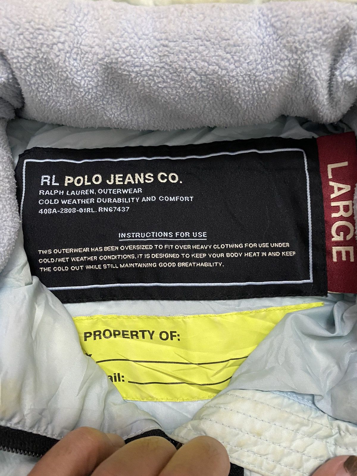 Polo Ralph Lauren × Ralph Lauren Polo Jeans Ralph Lauren Puffer Jacket Size US L / EU 52-54 / 3 - 6 Thumbnail