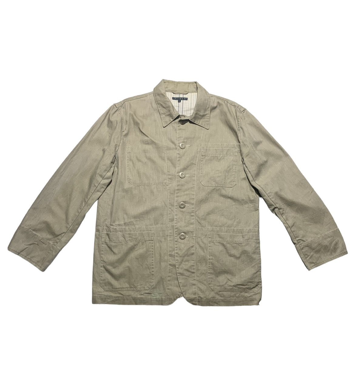 Vintage Vintage Chore Jacket By Nylaus Nice Design Size US L / EU 52-54 / 3 - 1 Thumbnail