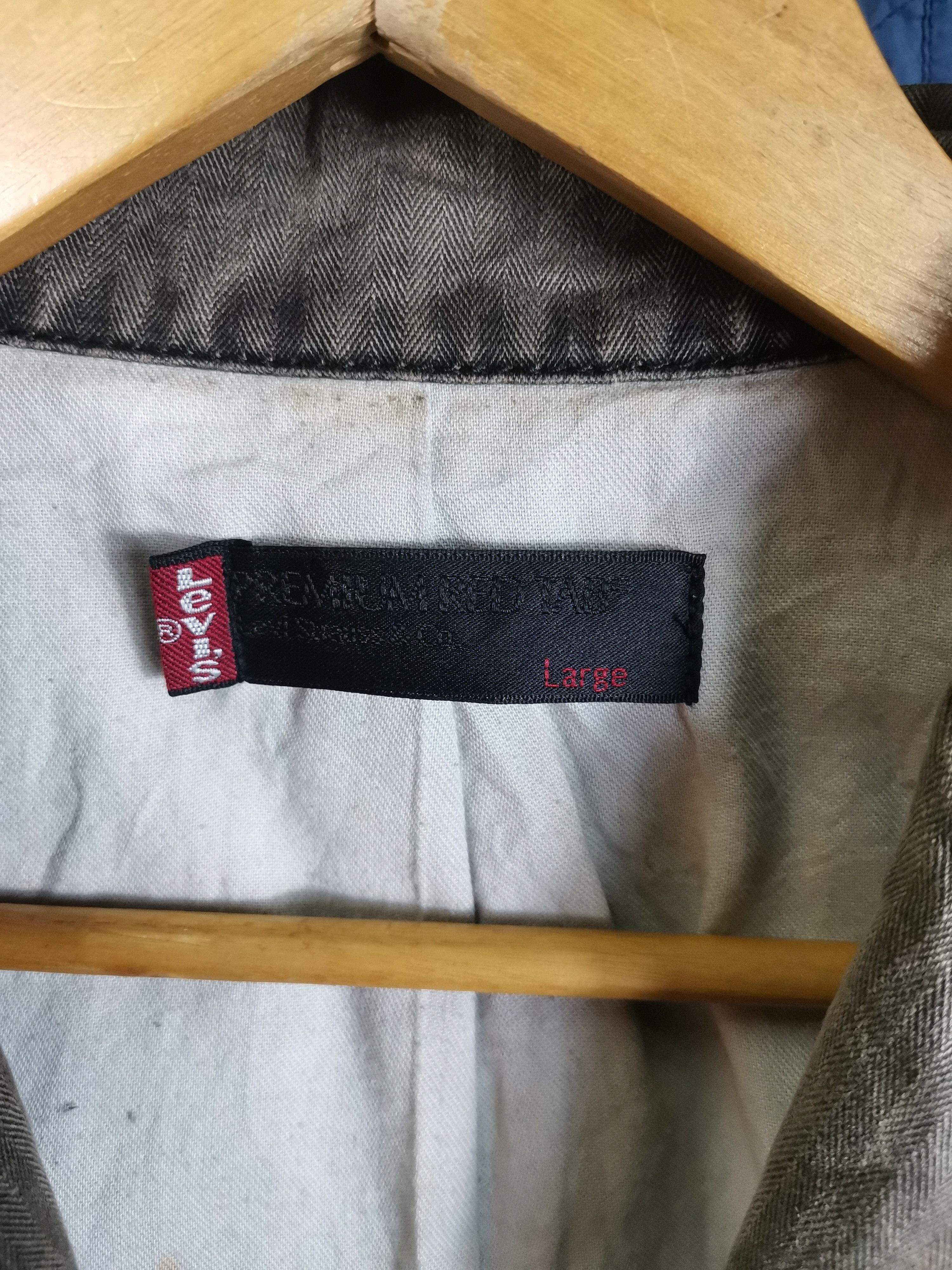 Levi's Vintage Levis Faded Black Denim Jacket Size L / US 10 / IT 46 - 4 Thumbnail