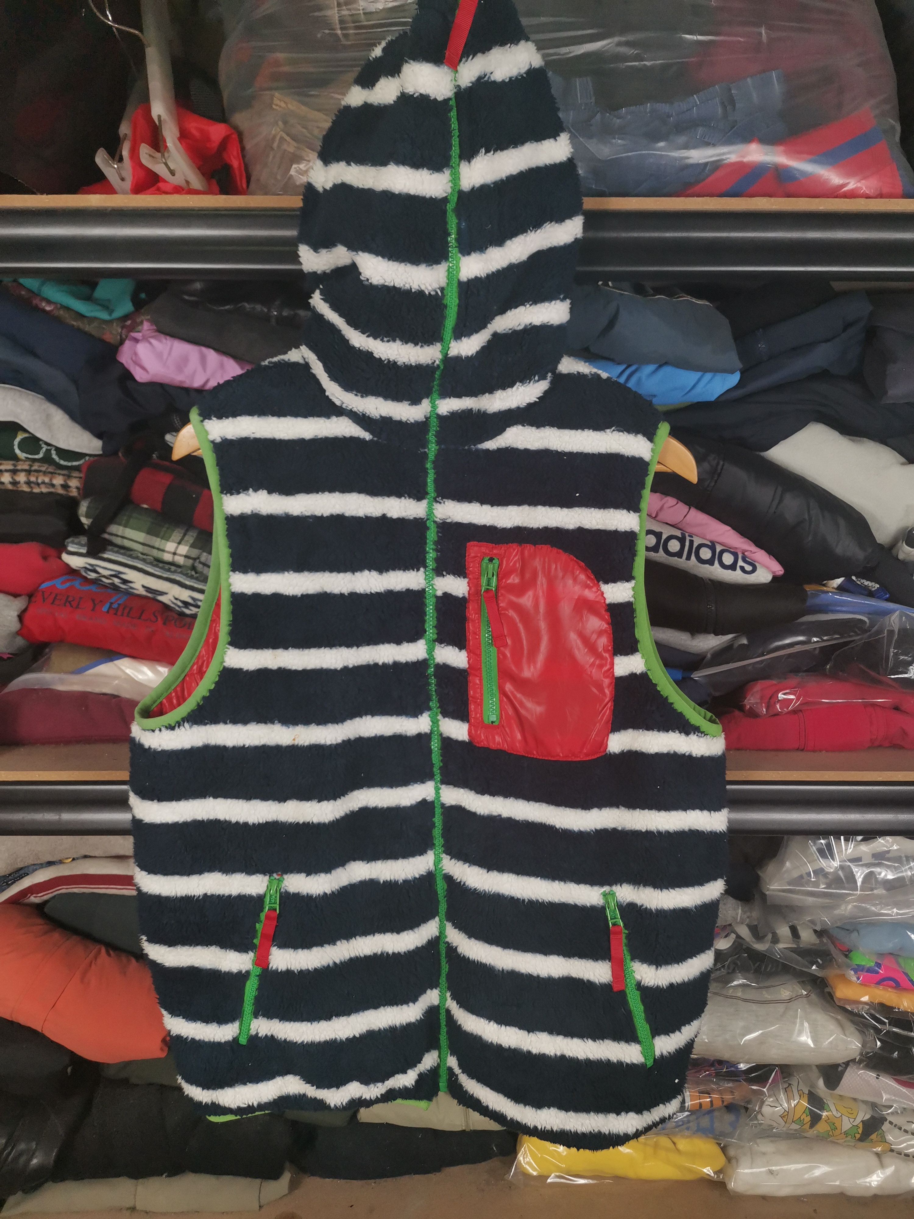 image of Archival Clothing Vintage Full Zipper Vest By Soul Of Freedom in Navy Blue, Men's (Size Large)