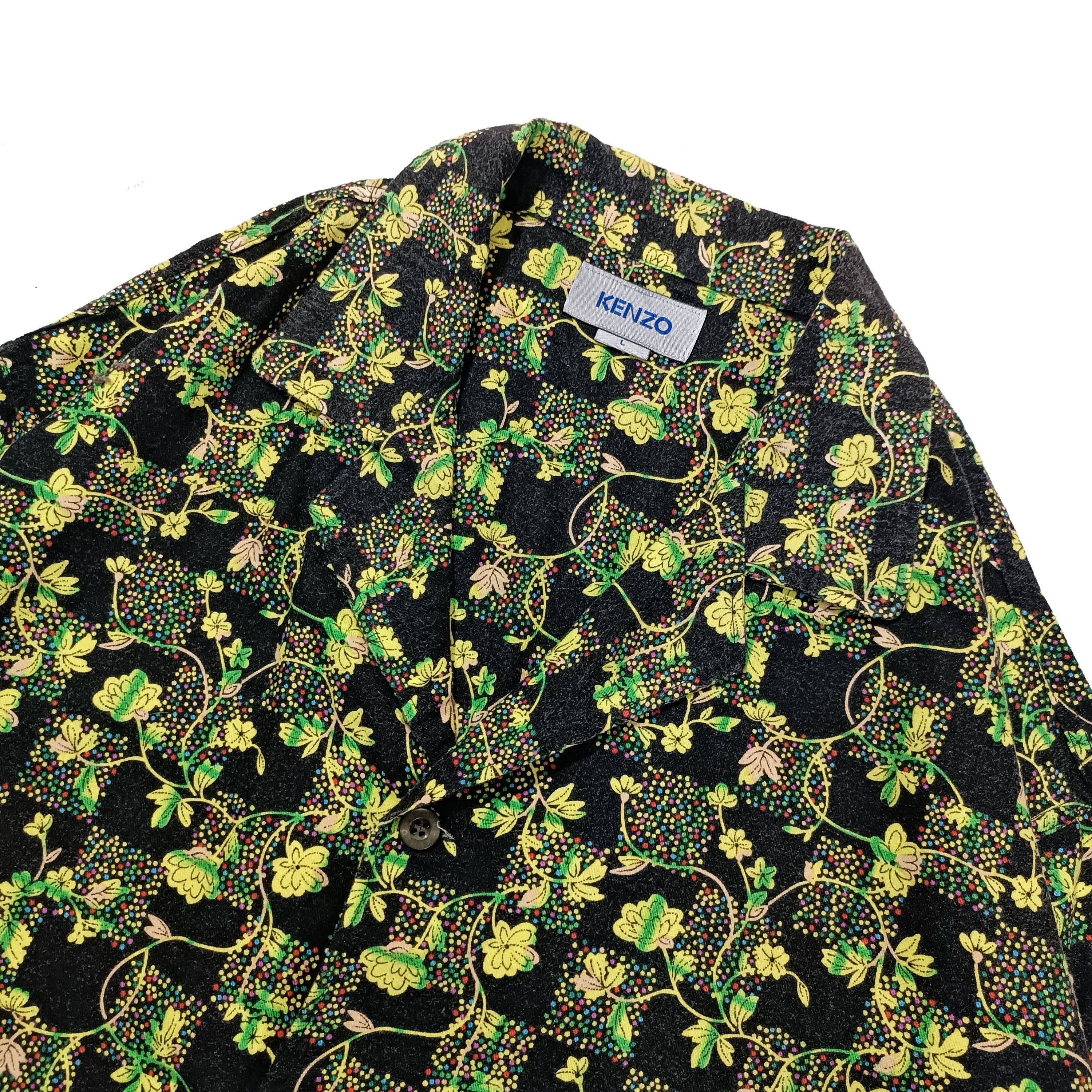Kenzo Kenzo Vintage Pattern Shirt Size US L / EU 52-54 / 3 - 2 Thumbnail