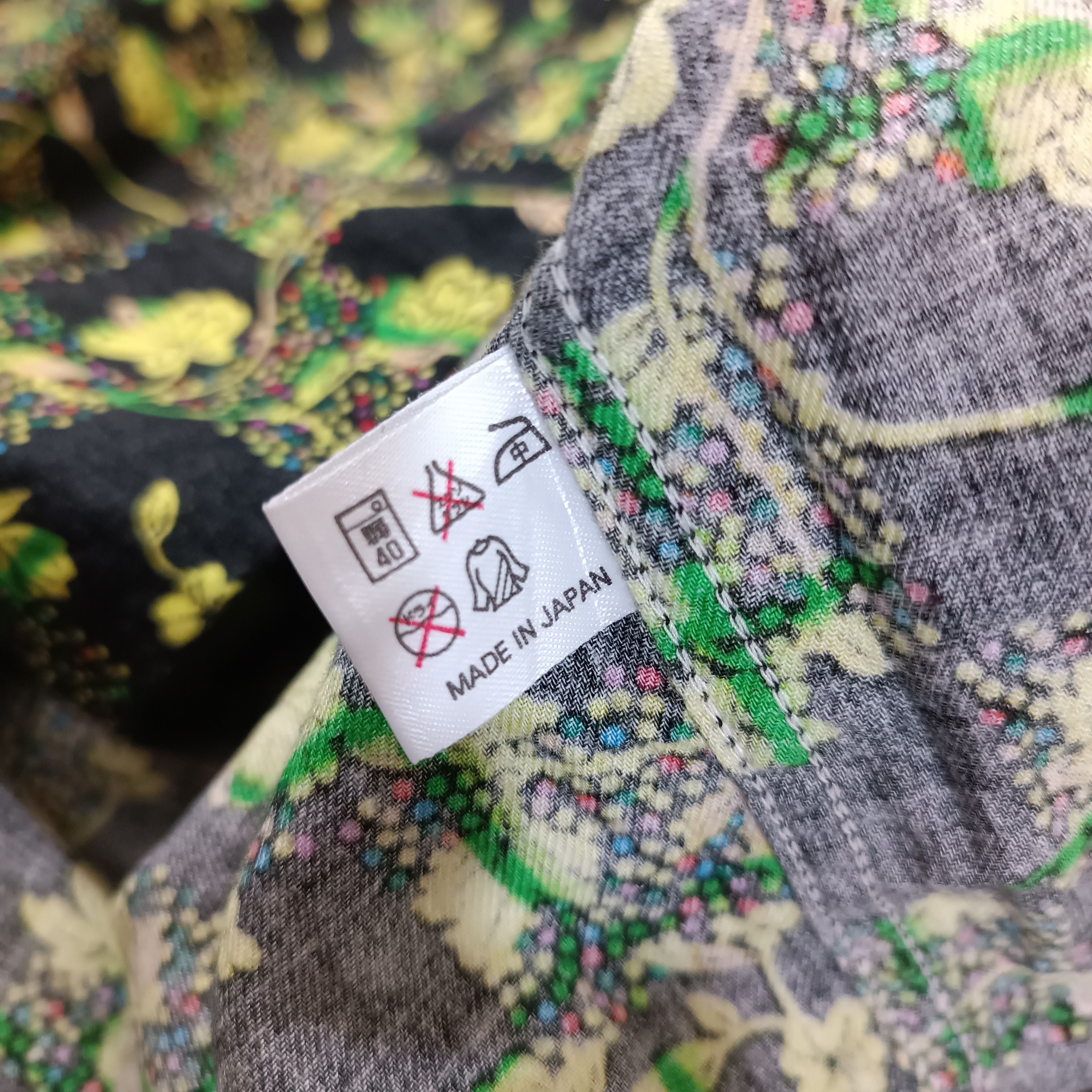 Kenzo Kenzo Vintage Pattern Shirt Size US L / EU 52-54 / 3 - 6 Thumbnail