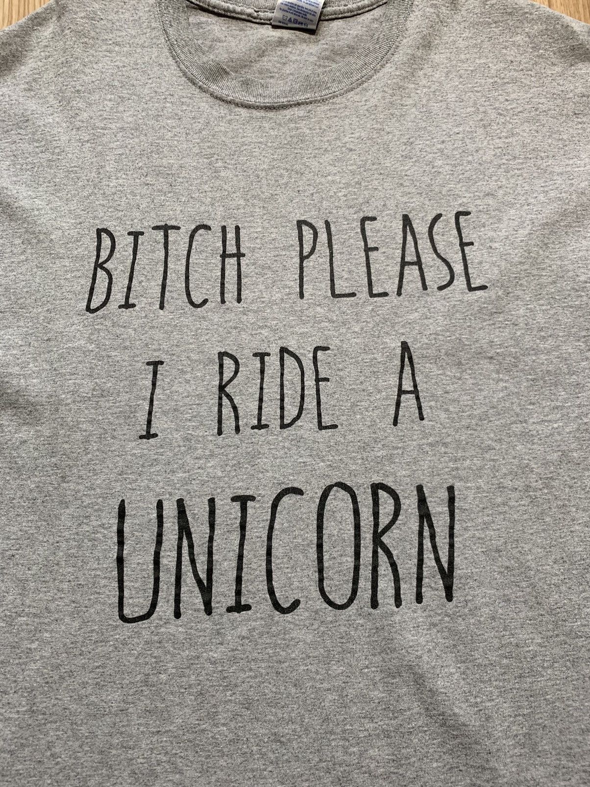 Vintage Humor T-Shirt Bitch Please I Ride A Unicorn Size US L / EU 52-54 / 3 - 3 Thumbnail