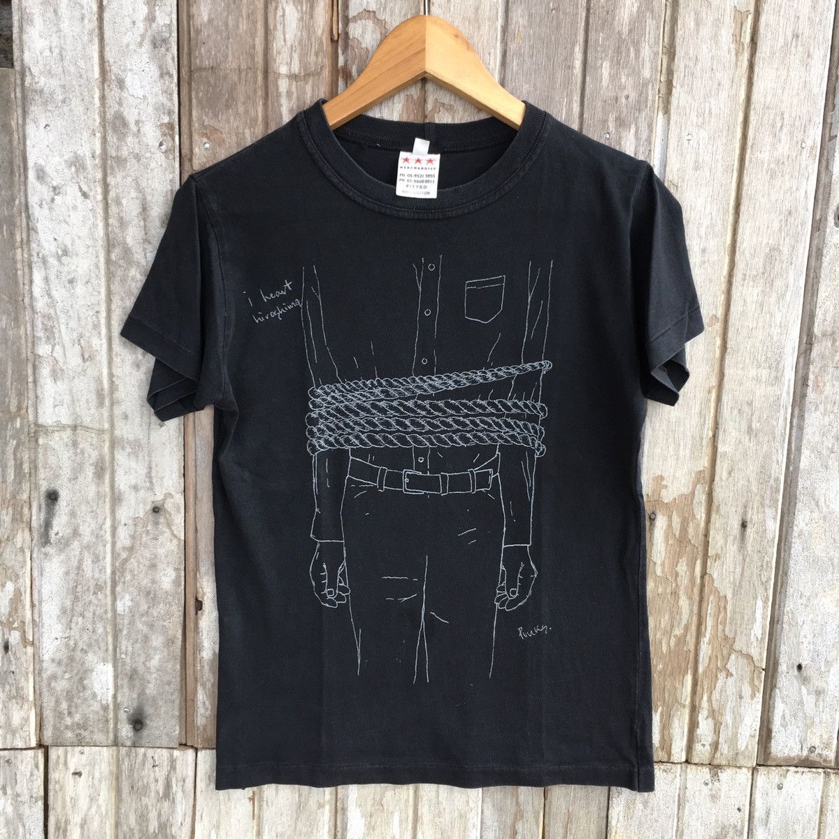 Band Tees Thrashed Faded Vintage Y2K I Heart Hiroshima ERD PUNK TEE Size US M / EU 48-50 / 2 - 1 Thumbnail