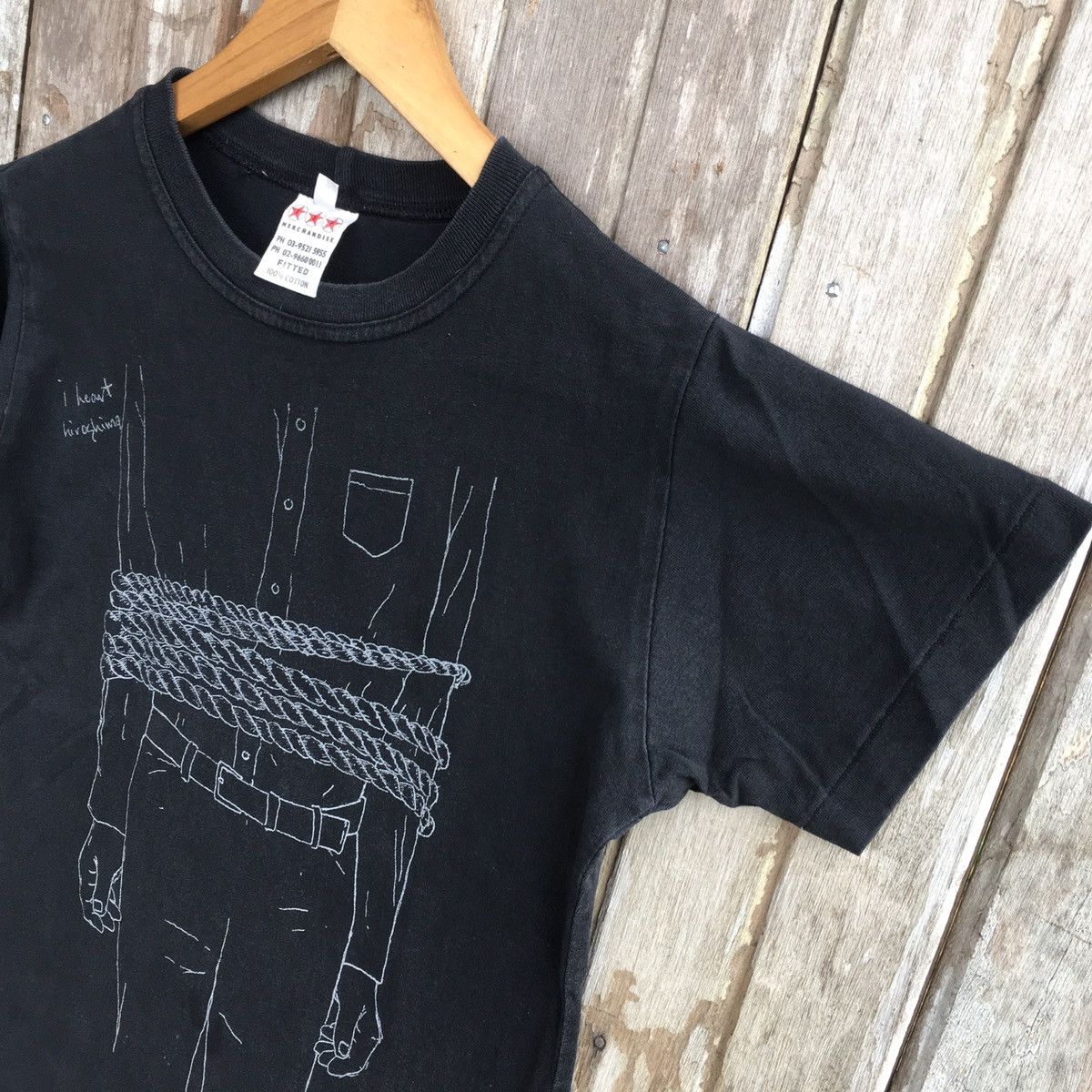 Band Tees Thrashed Faded Vintage Y2K I Heart Hiroshima ERD PUNK TEE Size US M / EU 48-50 / 2 - 5 Thumbnail