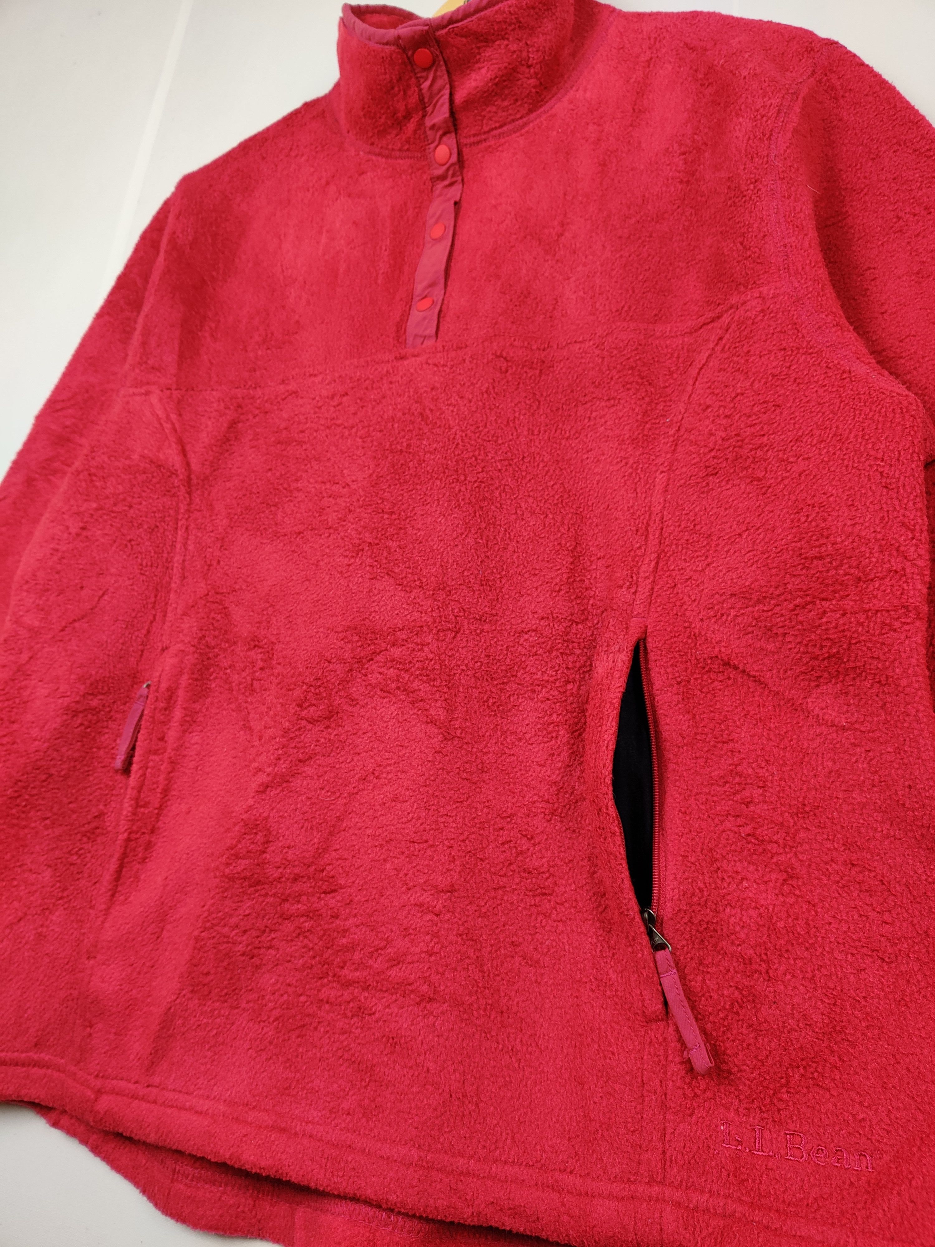 L.L. Bean Vintage LL Bean Fleece Quarter Jacket Size US L / EU 52-54 / 3 - 7 Thumbnail