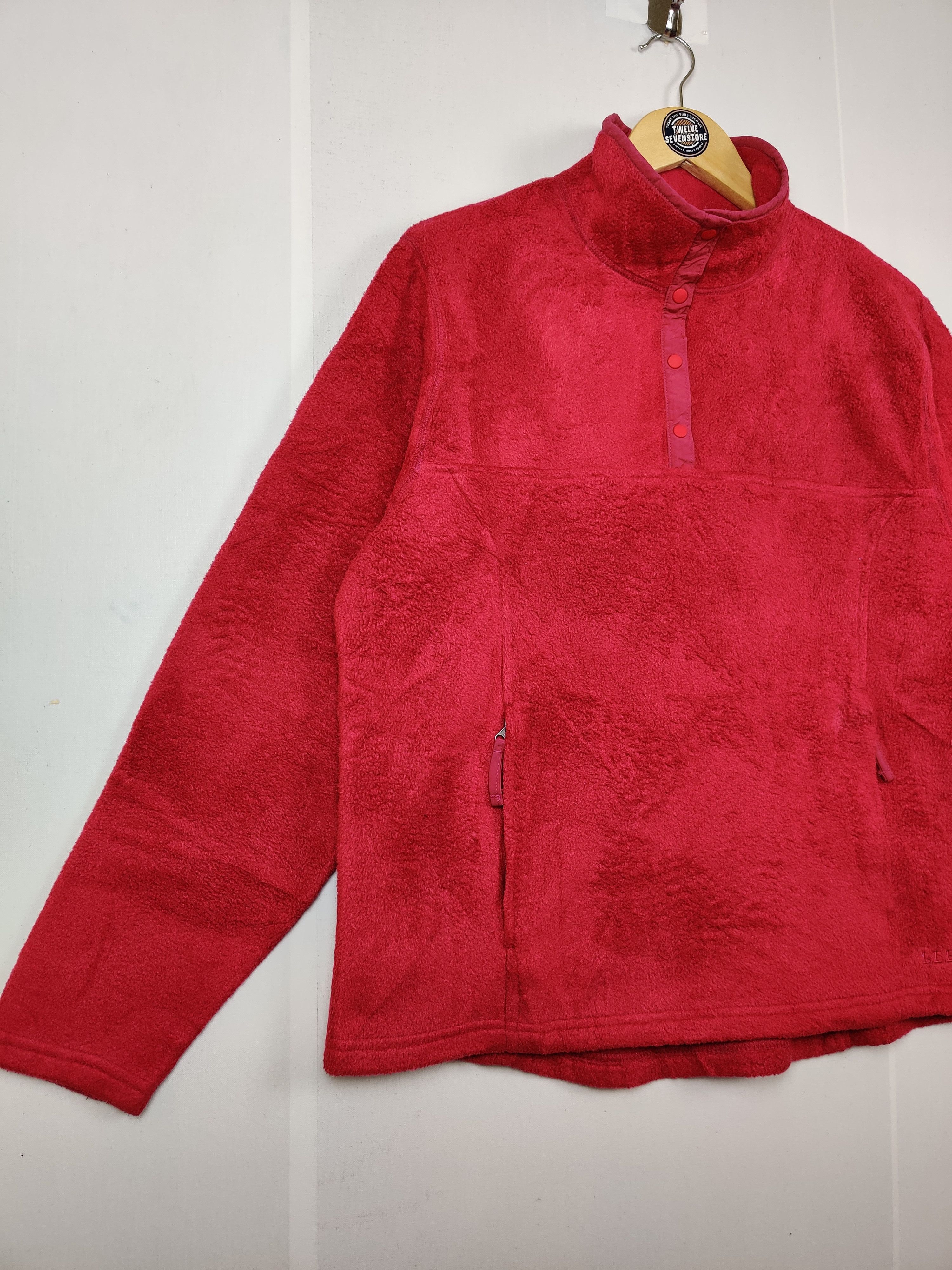 L.L. Bean Vintage LL Bean Fleece Quarter Jacket Size US L / EU 52-54 / 3 - 5 Thumbnail