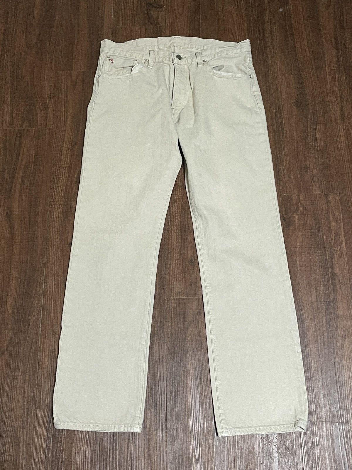 RARE 🔥 Vintage Polo Ralph Lauren White Jeans