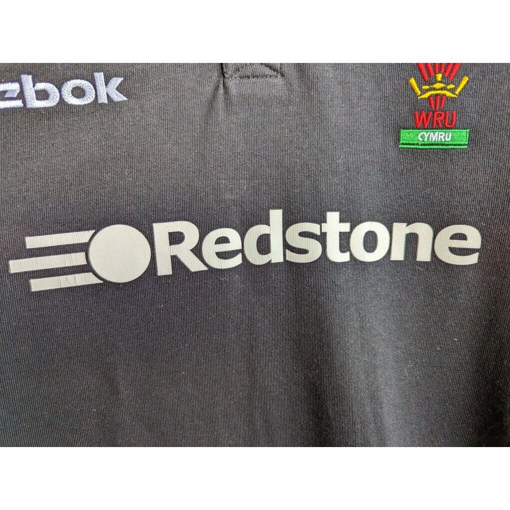Reebok Wales Rugby Union 2000/02 Reebok long sleeve black away Shir Size US XL / EU 56 / 4 - 5 Thumbnail