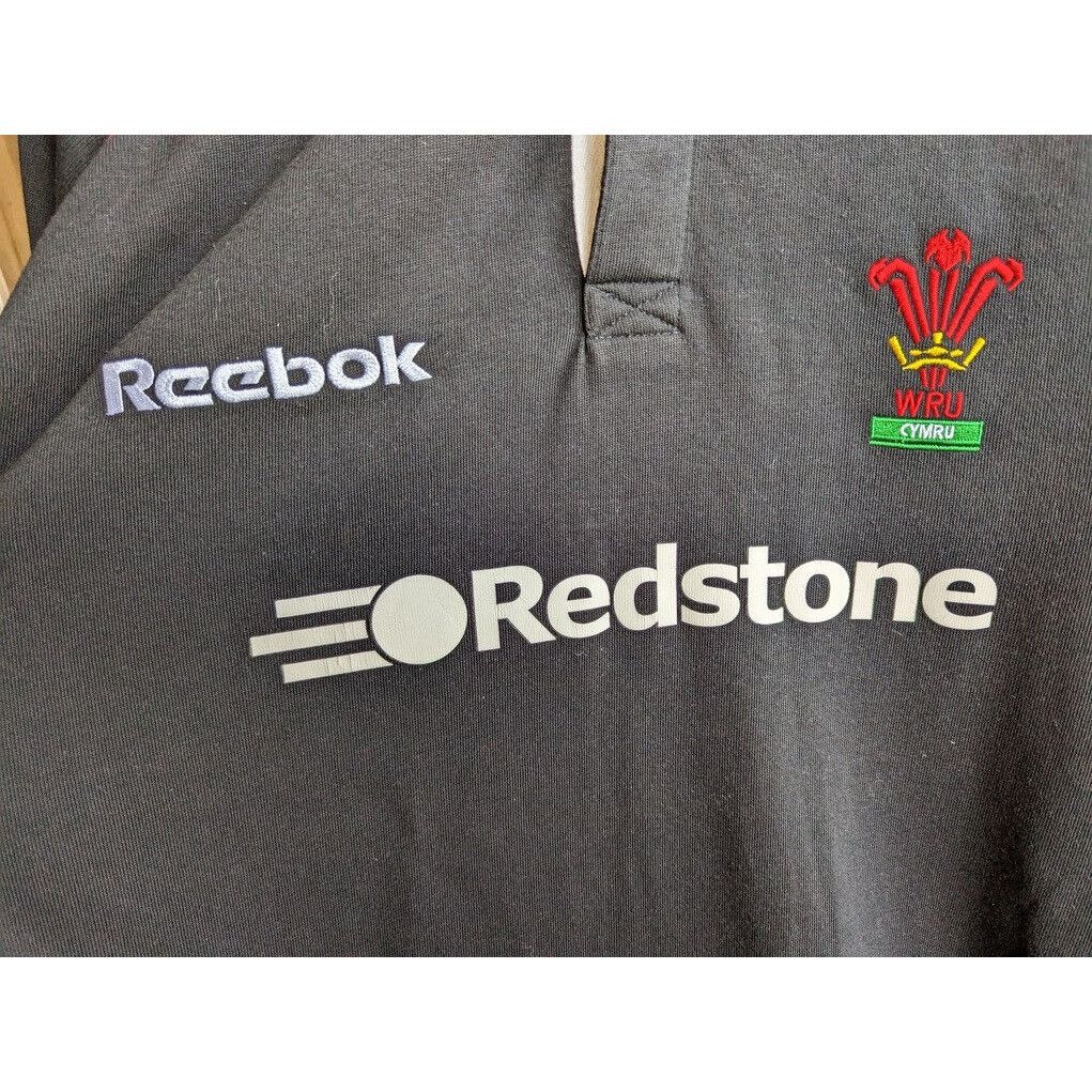 Reebok Wales Rugby Union 2000/02 Reebok long sleeve black away Shir Size US XL / EU 56 / 4 - 4 Thumbnail