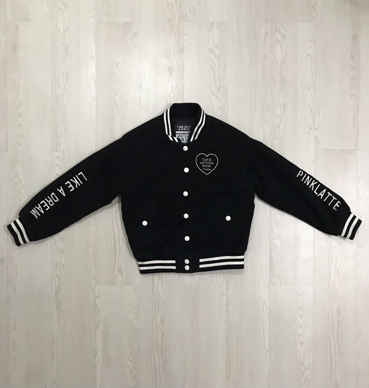 Japanese Brand Pink Latte Japan Varsity Jacket Embroidery Hysteric Glamour Size M / US 6-8 / IT 42-44 - 2 Thumbnail
