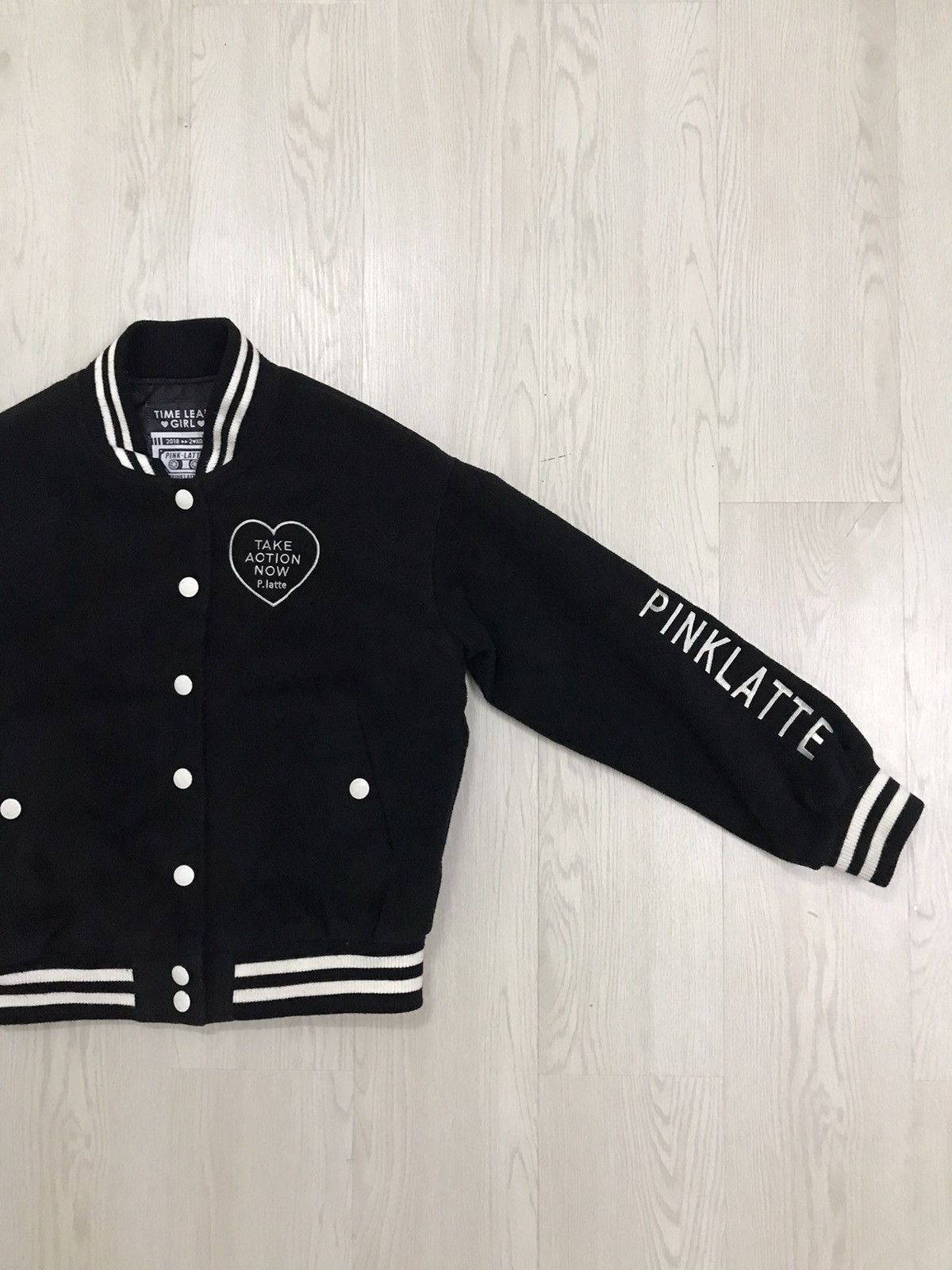 Japanese Brand Pink Latte Japan Varsity Jacket Embroidery Hysteric Glamour Size M / US 6-8 / IT 42-44 - 5 Thumbnail