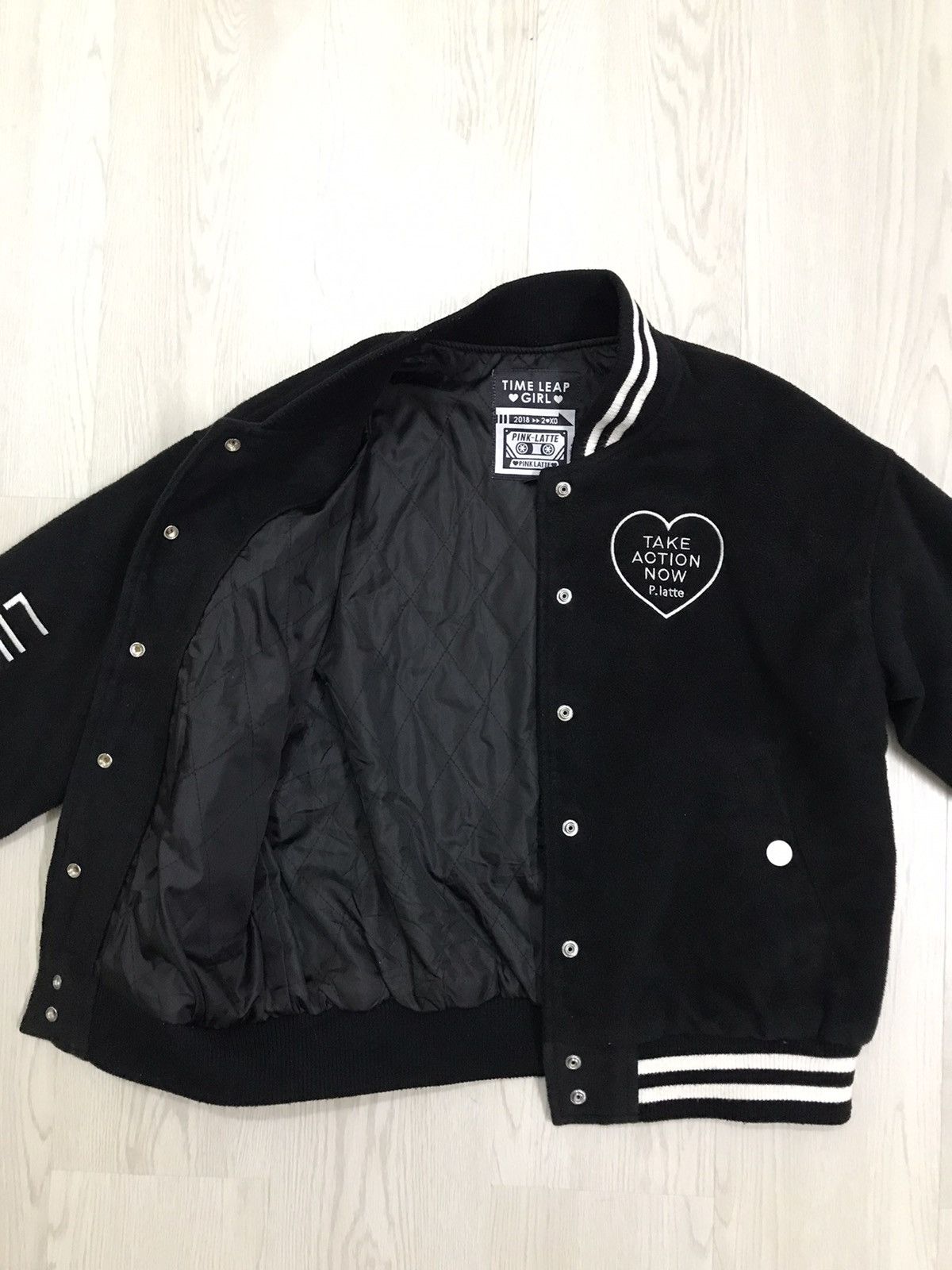 Japanese Brand Pink Latte Japan Varsity Jacket Embroidery Hysteric Glamour Size M / US 6-8 / IT 42-44 - 7 Thumbnail