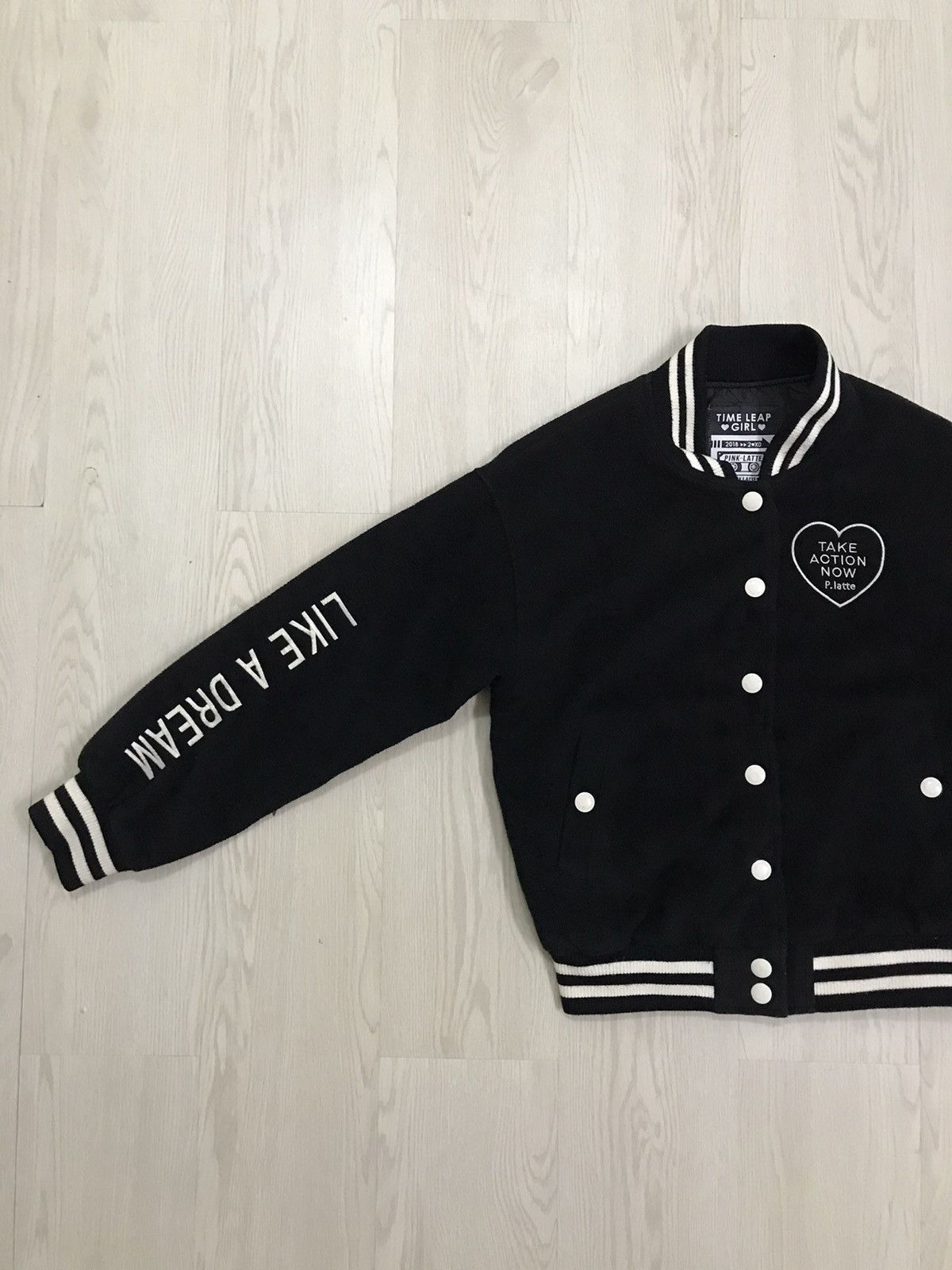 Japanese Brand Pink Latte Japan Varsity Jacket Embroidery Hysteric Glamour Size M / US 6-8 / IT 42-44 - 4 Thumbnail