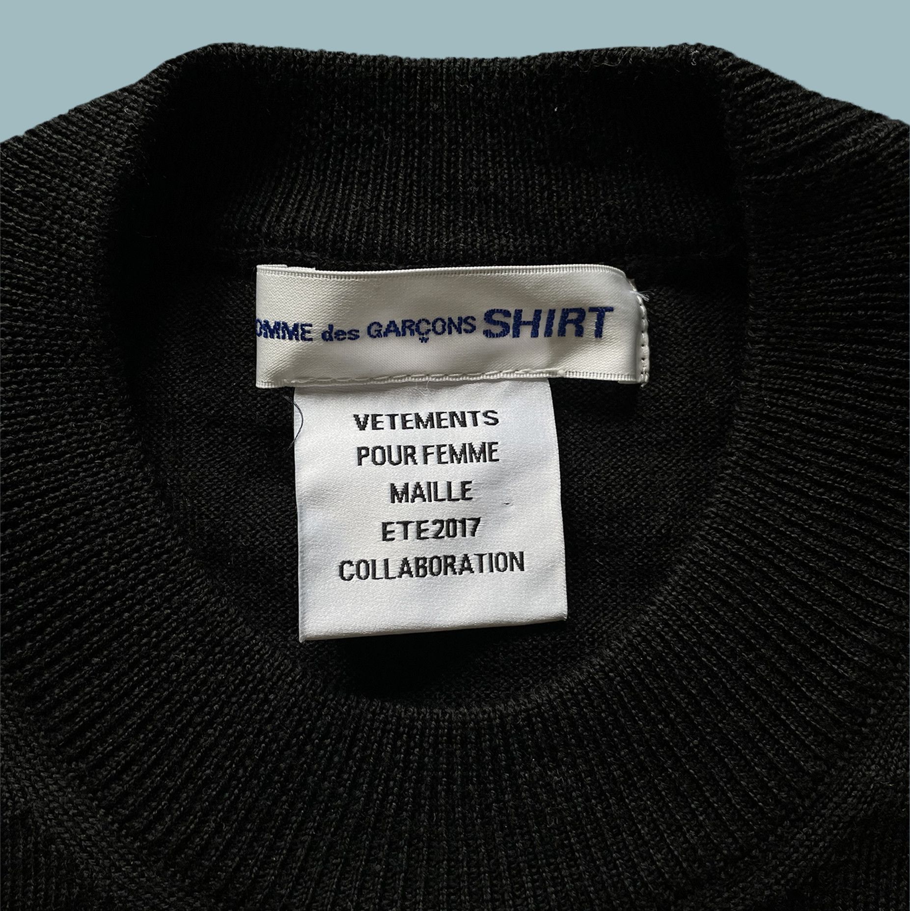 Comme des Garcons SHIRT × Vetements BNWOT VETEMENTS x COMME des GARÇONS Axe Lesbian Sweater L Size L / US 10 / IT 46 - 2 Thumbnail