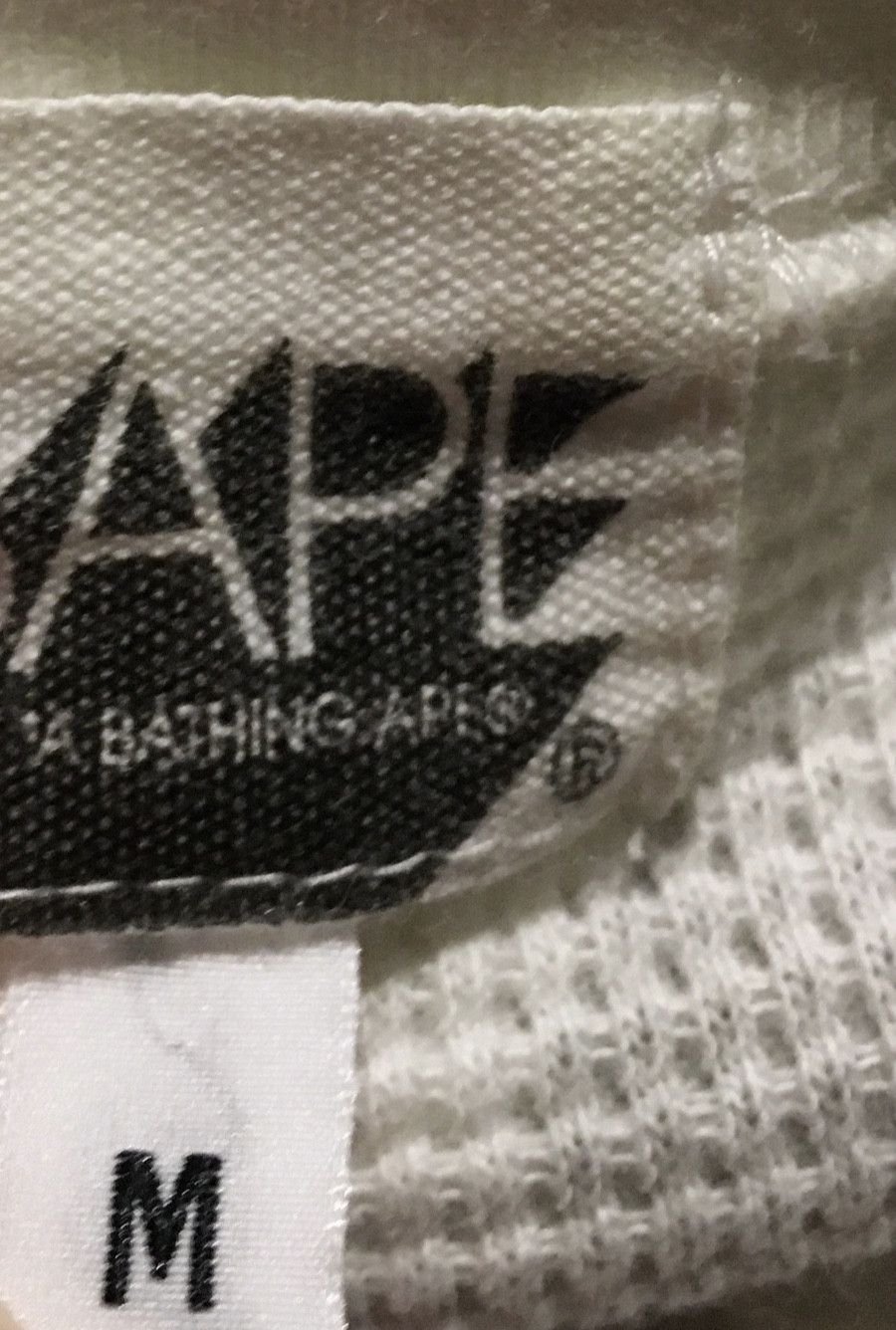 Bape Bape camo thermal tee shirt Size US S / EU 44-46 / 1 - 4 Thumbnail