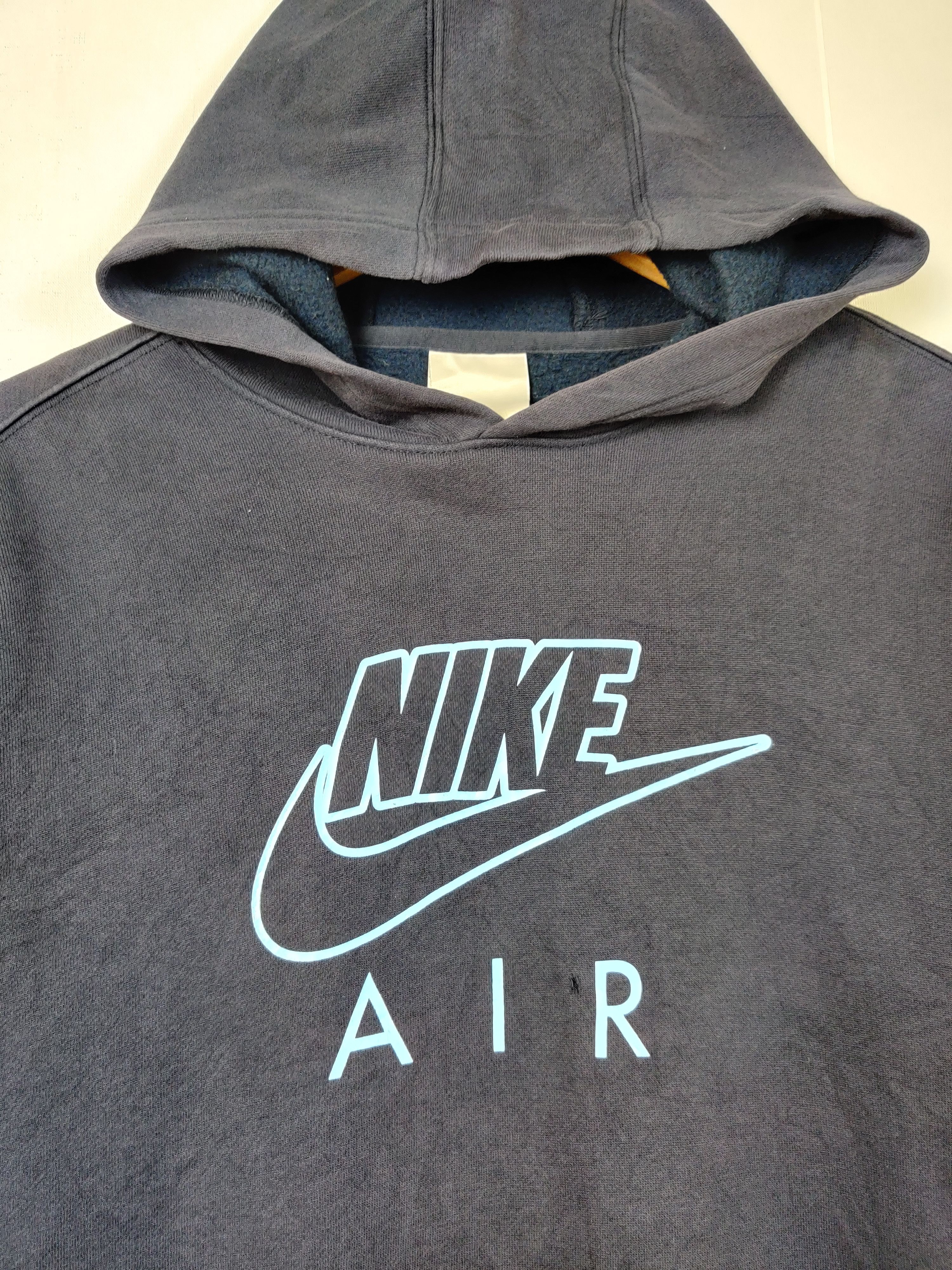 Nike Vintage Nike Air Big Logo Pullover Hoodie Size US L / EU 52-54 / 3 - 4 Thumbnail