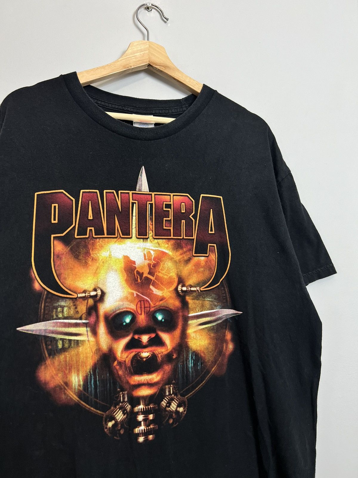 Band Tees Rare Vintage Pantera T-Shirt Tour 00s Metal Band Grail 90s Size US XL / EU 56 / 4 - 3 Thumbnail