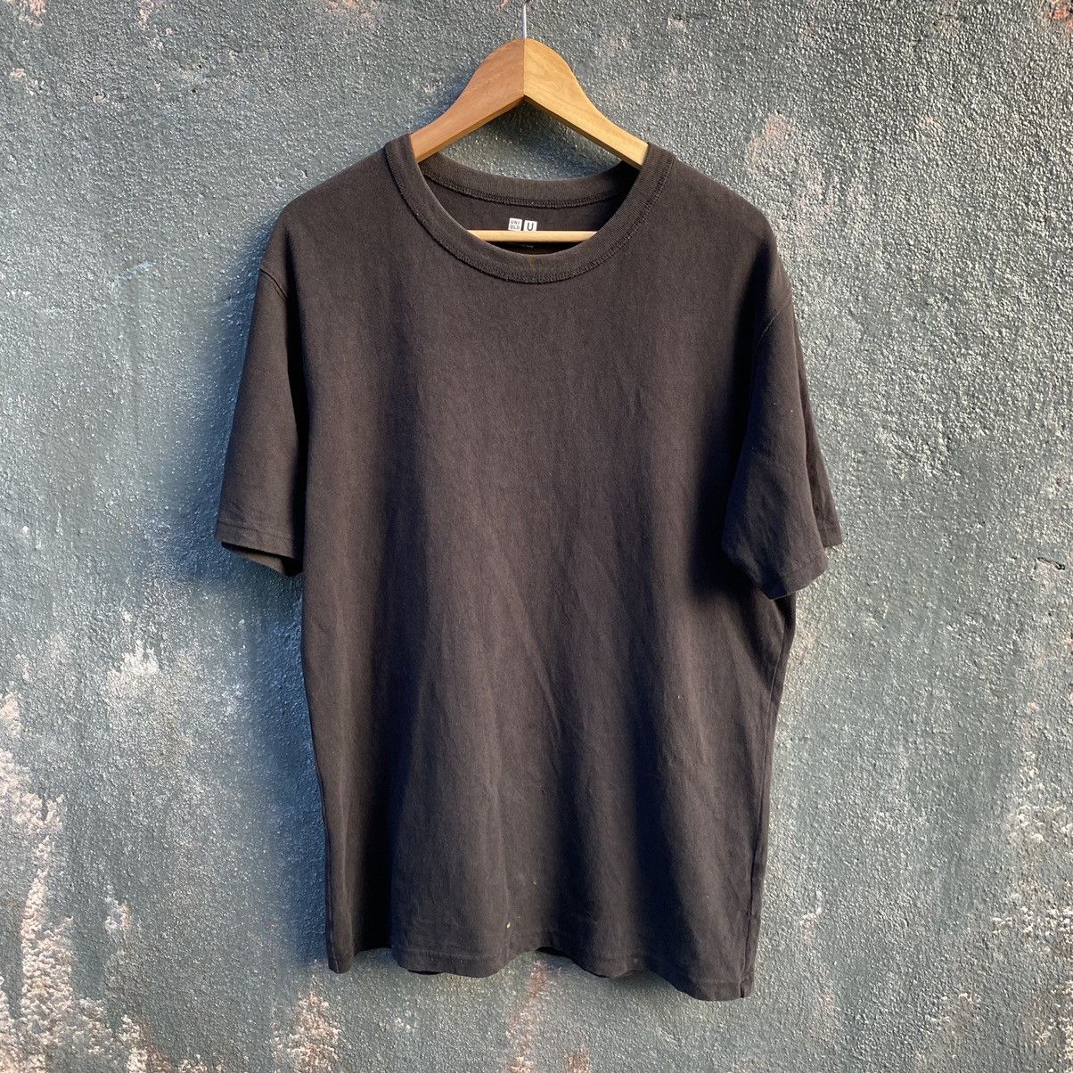 image of Faded Lemaire x Uniqlo Tee in Black, Men's (Size Large)