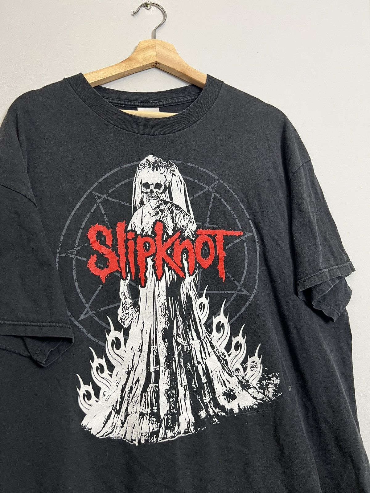 Band Tees 00s Slipknot Vintage Band Tshirt Rare Print Nu Metal Hype Size US XL / EU 56 / 4 - 2 Thumbnail