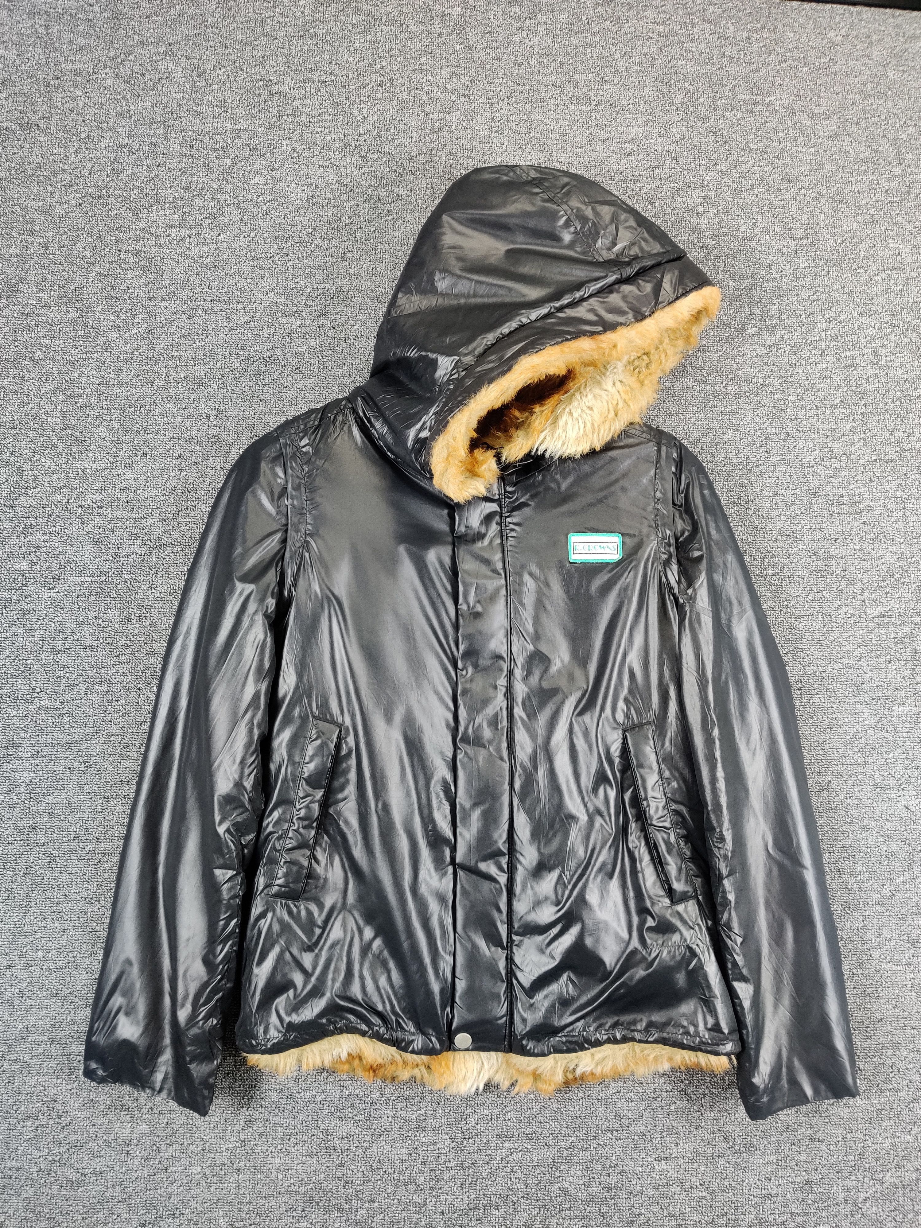 Japanese Brand Vintage Rodeo Crowns Faux Fur Hoodie Jacket Size US M / EU 48-50 / 2 - 1 Thumbnail