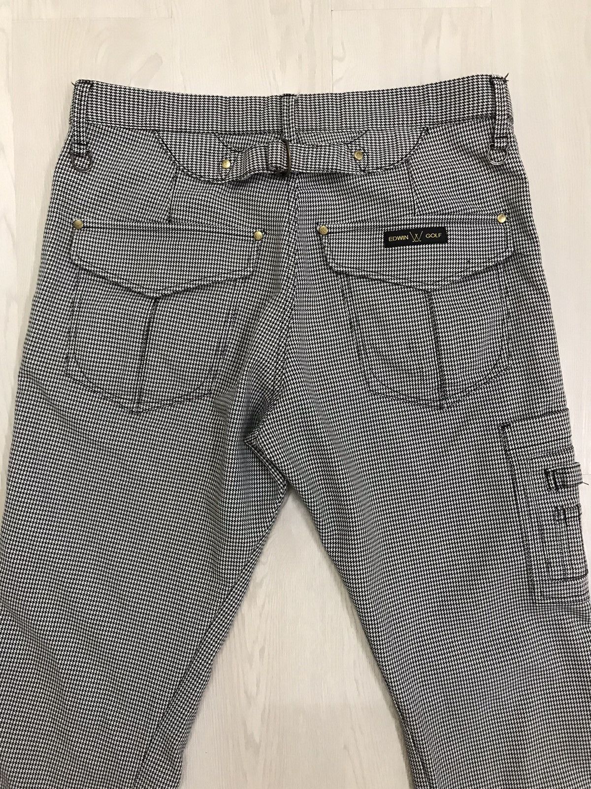 Edwin × Japanese Brand × Vintage 💥RARE💥 Vintage Edwin Golf Japan Denim Flared Jeans Size US 34 / EU 50 - 10 Thumbnail
