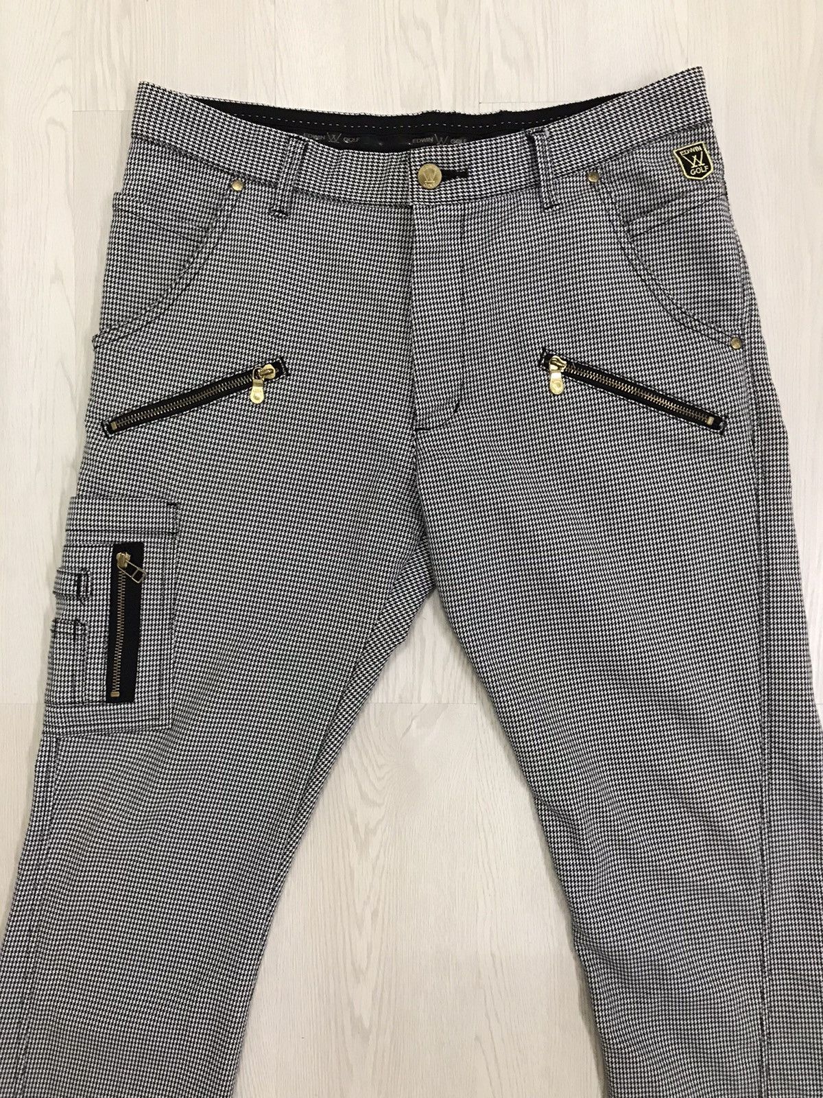 Edwin × Japanese Brand × Vintage 💥RARE💥 Vintage Edwin Golf Japan Denim Flared Jeans Size US 34 / EU 50 - 4 Thumbnail