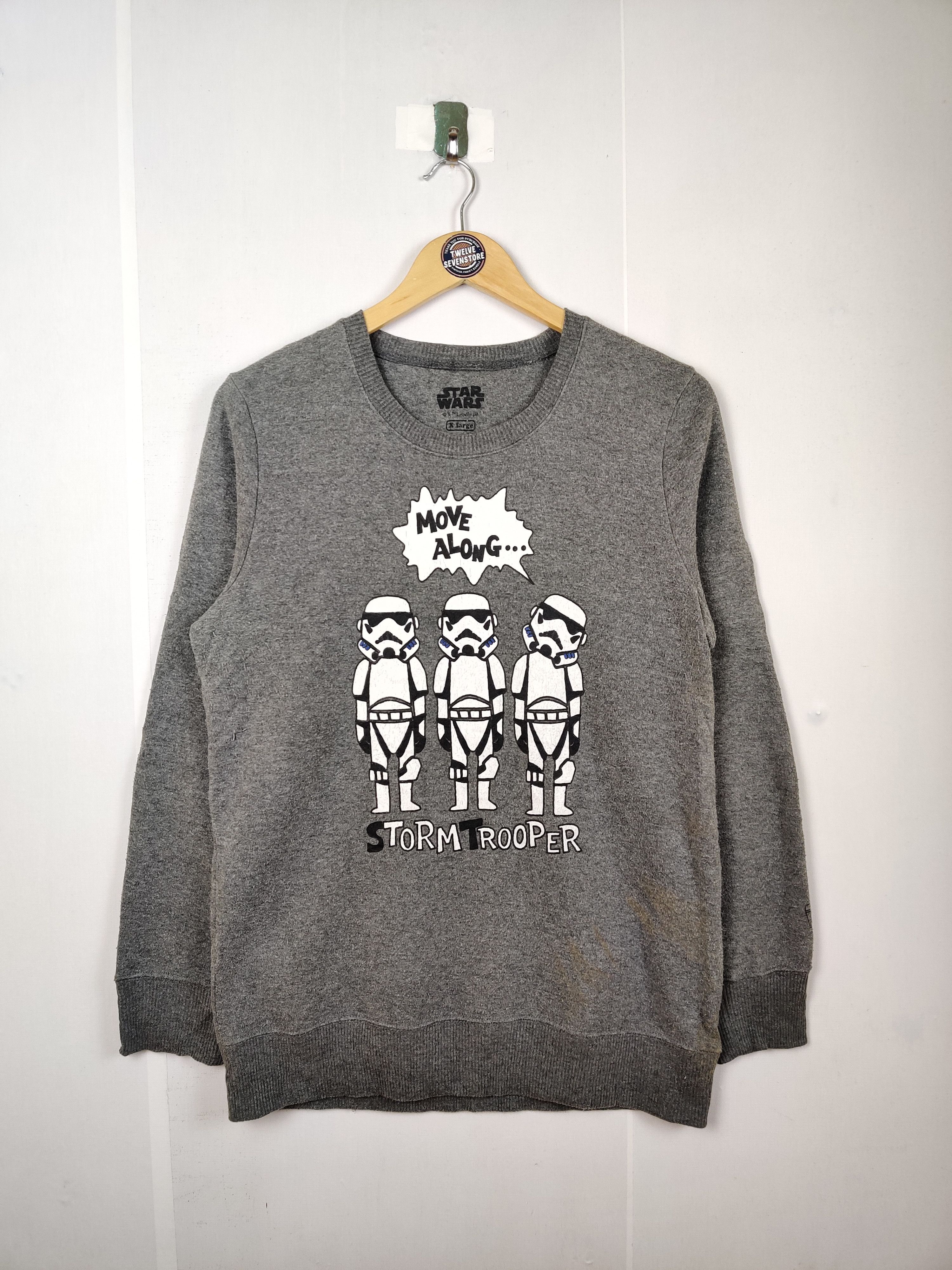 Star Wars Vintage Star Wars Storm Trooper Crewneck Sweatshirt Size US XL / EU 56 / 4 - 1 Thumbnail