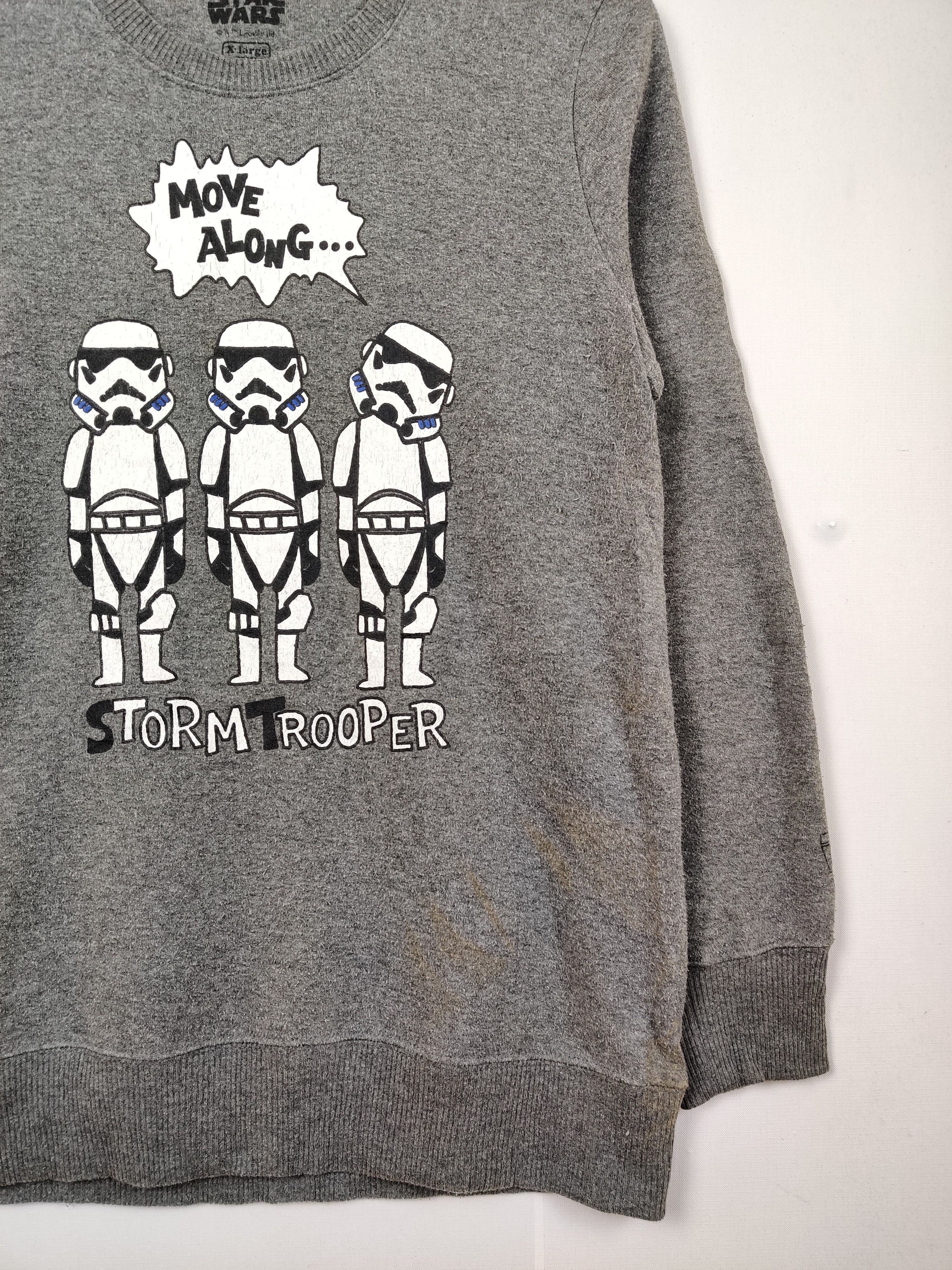 Star Wars Vintage Star Wars Storm Trooper Crewneck Sweatshirt Size US XL / EU 56 / 4 - 3 Thumbnail