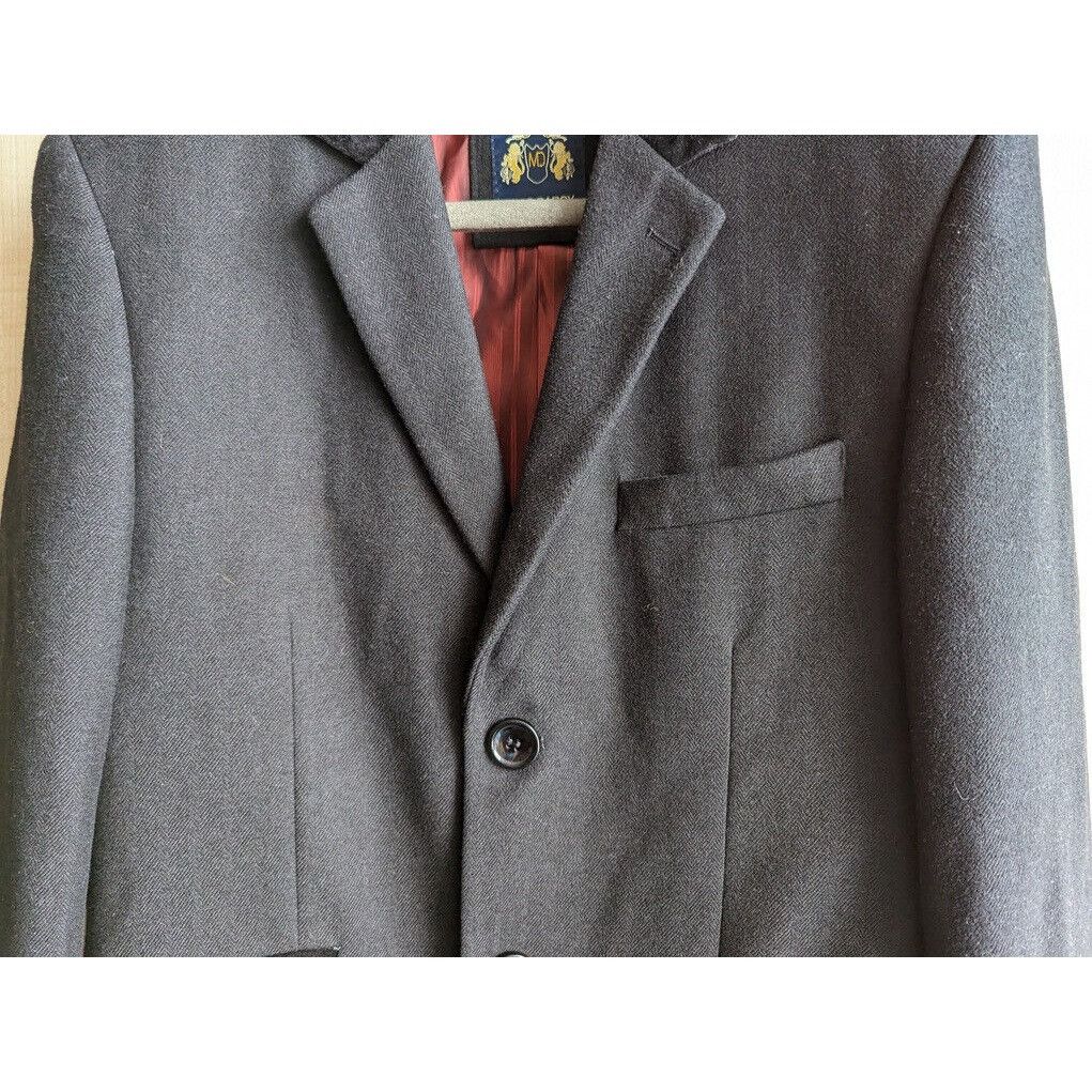 Vintage Marc Darcy London Messi Black Long Jacket Mens Size 38R Size 38R - 3 Thumbnail