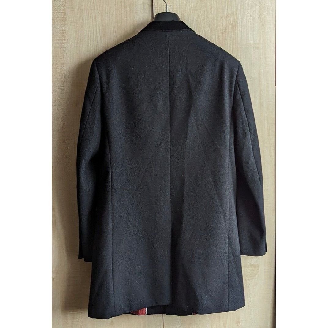 Vintage Marc Darcy London Messi Black Long Jacket Mens Size 38R Size 38R - 12 Thumbnail