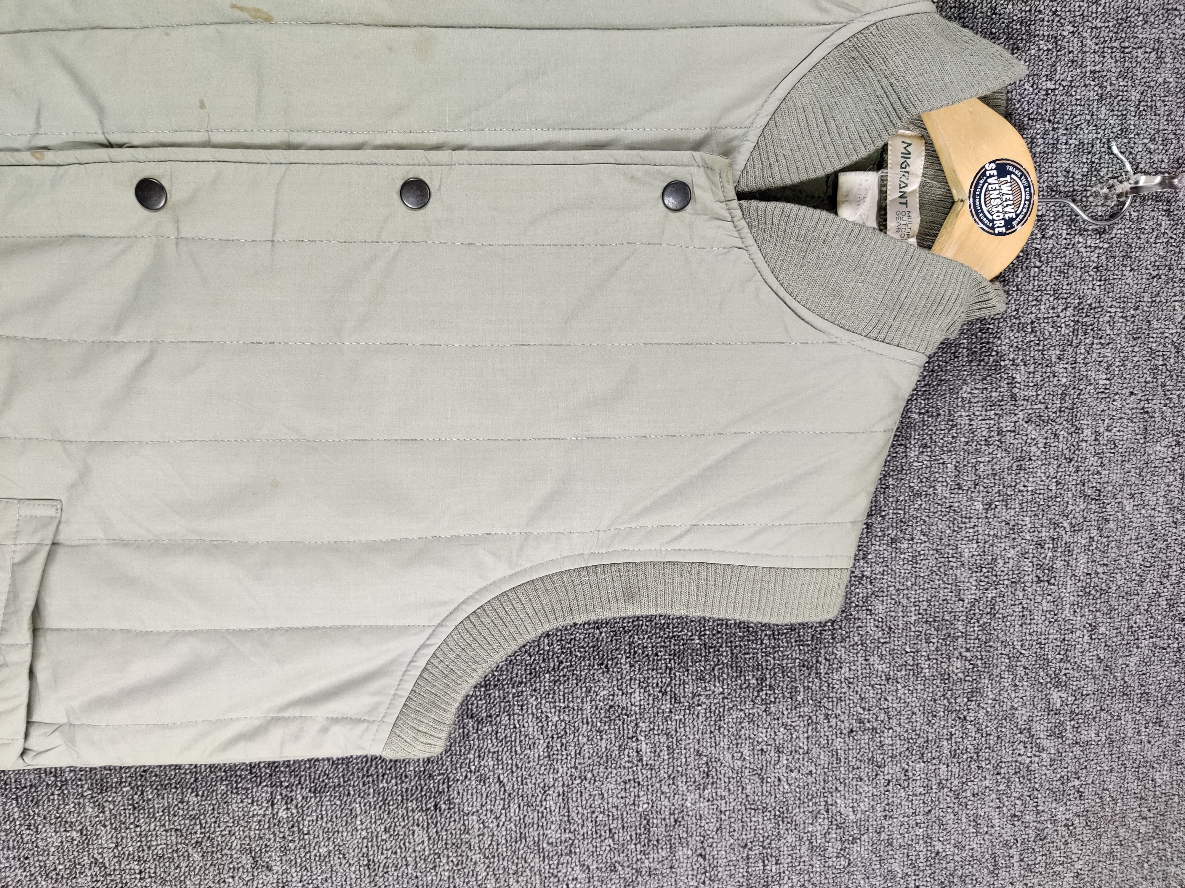 Japanese Brand Vintage Migrant Outdoor Snap Button Vest Size US XXL / EU 58 / 5 - 3 Thumbnail