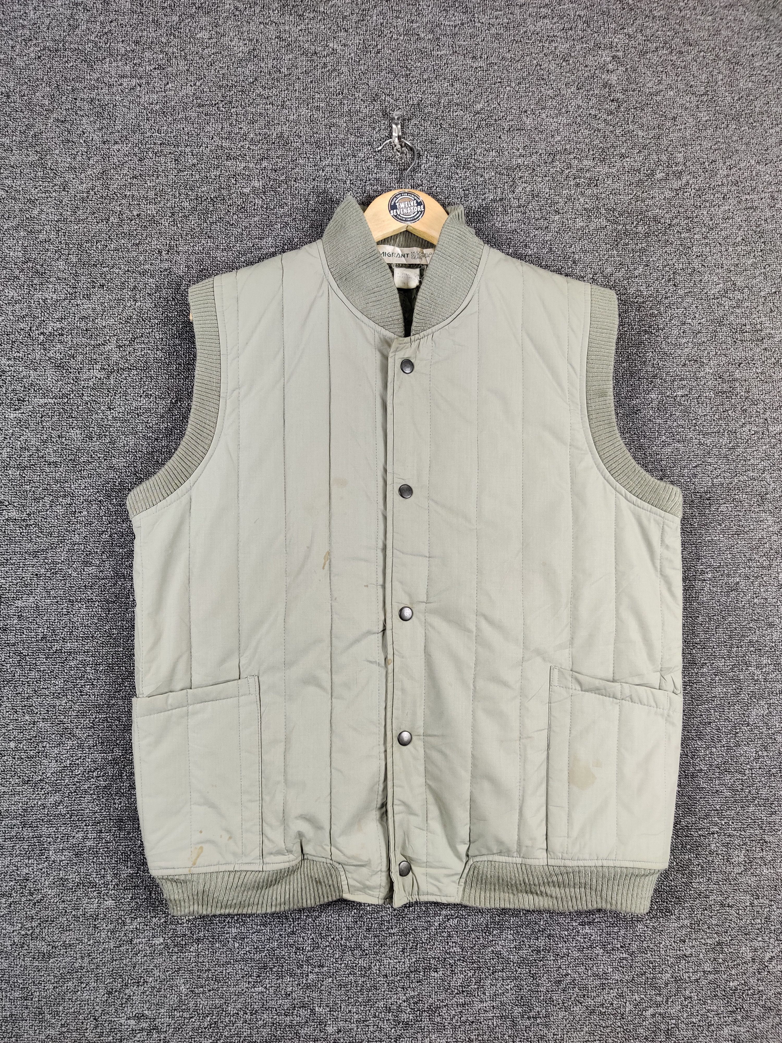 Japanese Brand Vintage Migrant Outdoor Snap Button Vest Size US XXL / EU 58 / 5 - 1 Thumbnail
