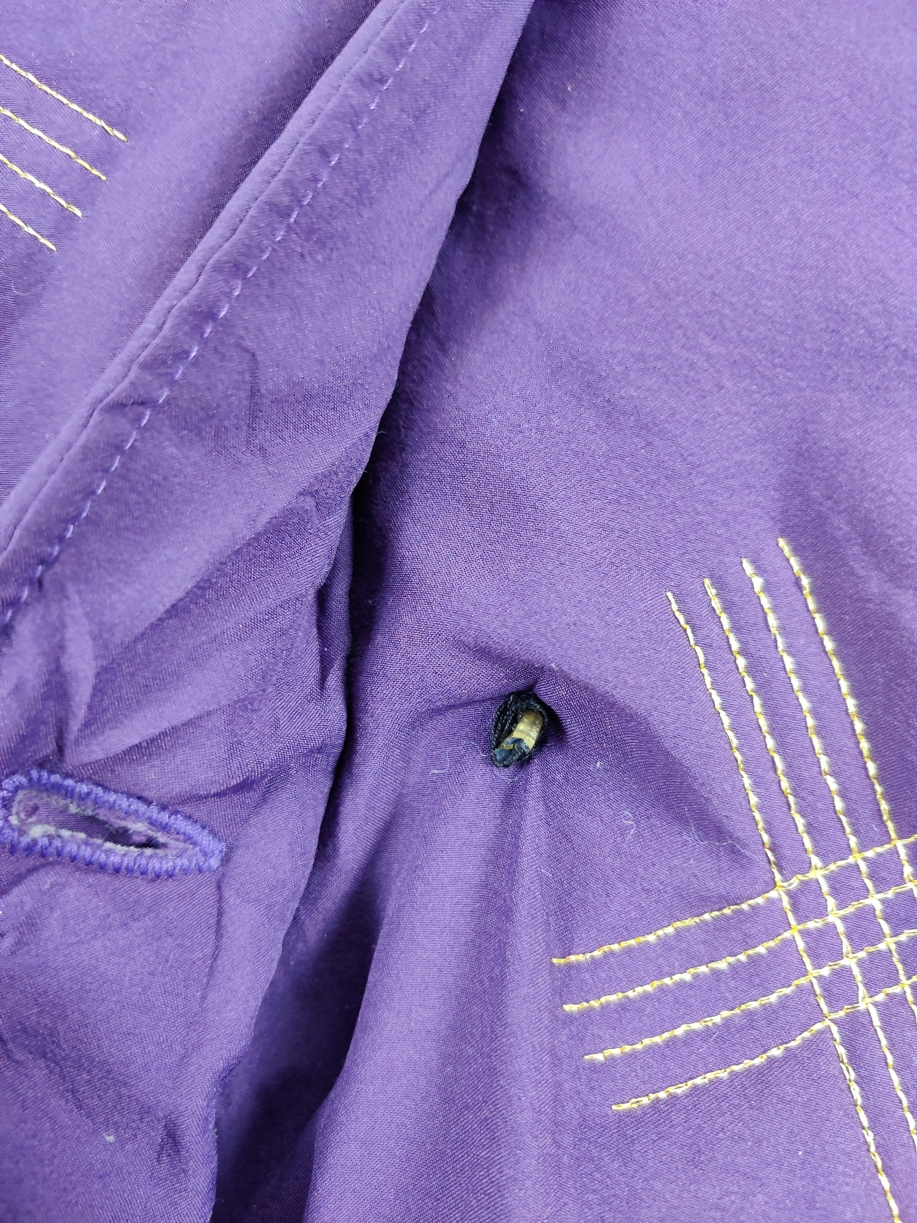Vintage Vintage Floral Purple Nice Design Zipper Jacket Size US XXL / EU 58 / 5 - 9 Thumbnail