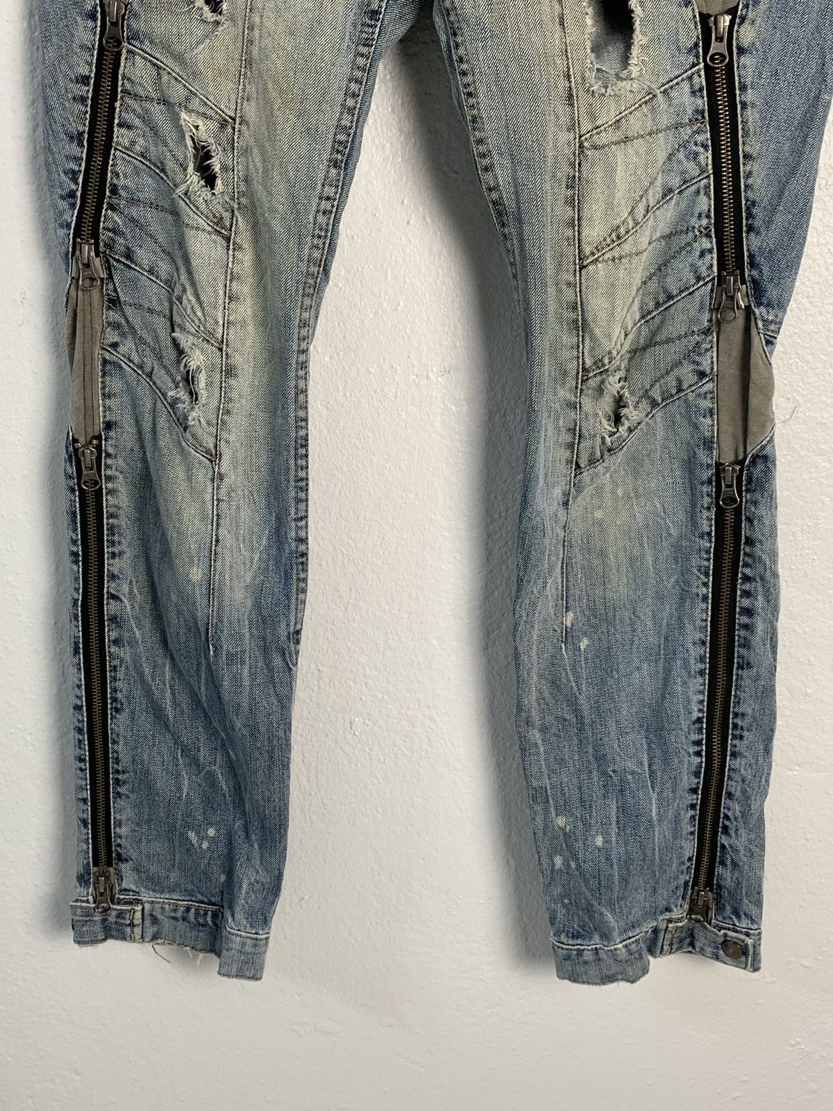 PPFM PPFM Punk Style Denim Jeans Size US 33 - 2 Thumbnail