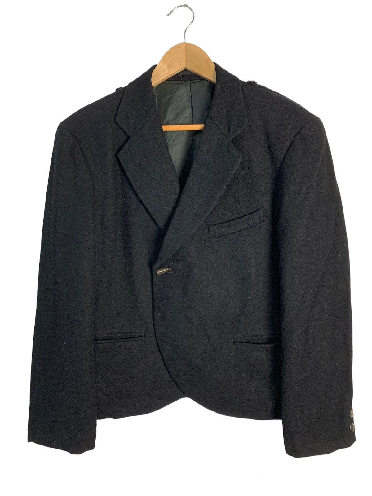 image of Vintage Ss96 Yohji Yamamoto Y’S For Men Jacket in Black (Size Medium)