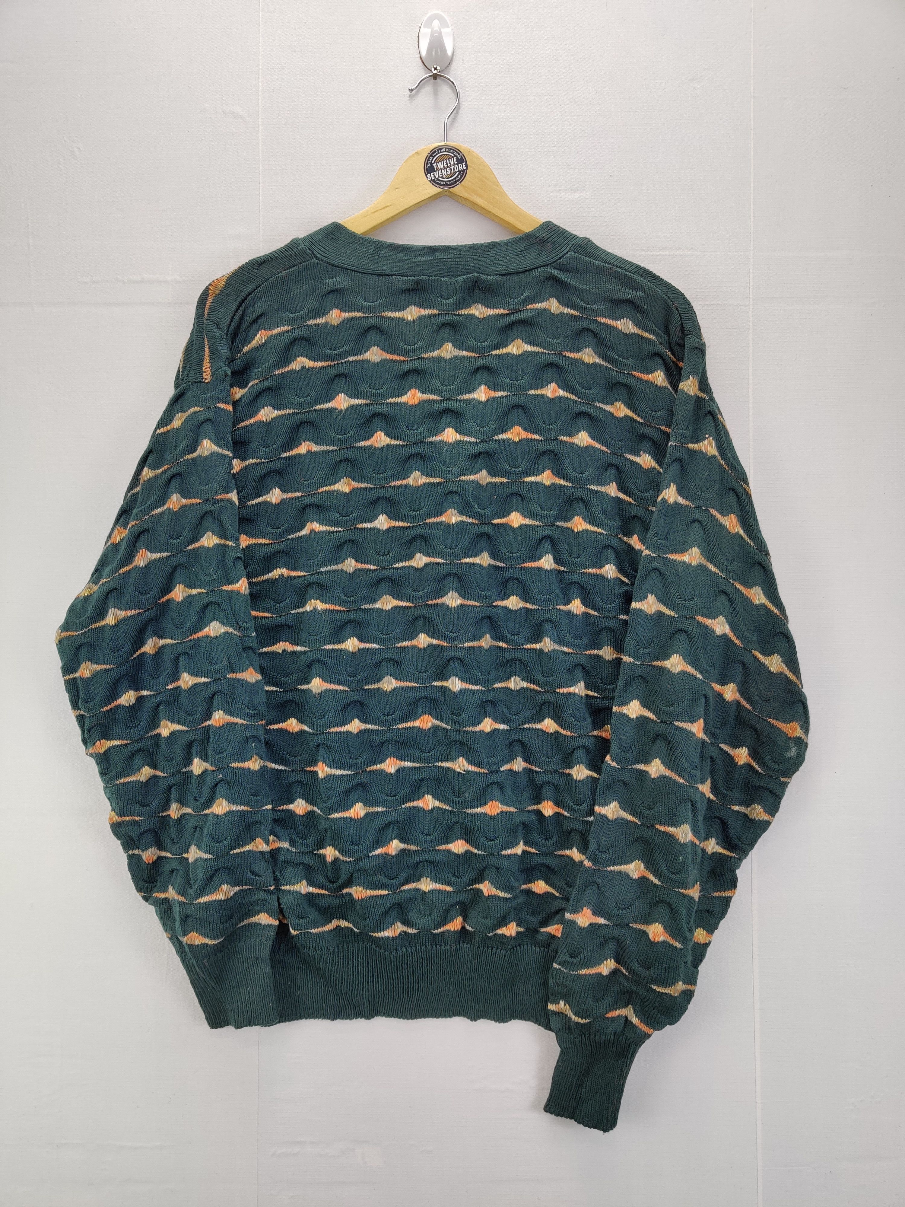 Japanese Brand Vintage Japanese Brand Knit Cardigan Nice Design Size US L / EU 52-54 / 3 - 5 Thumbnail