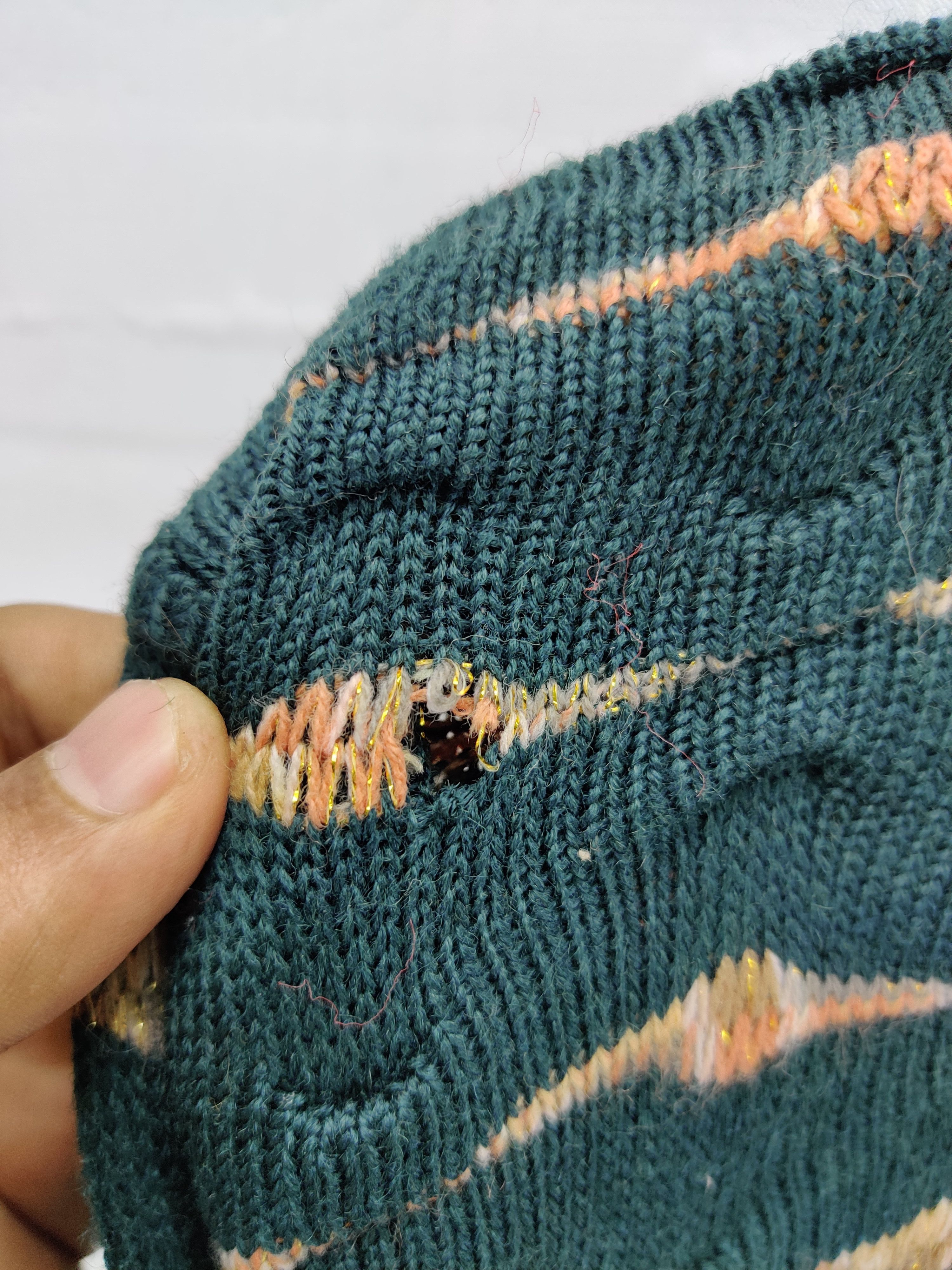 Japanese Brand Vintage Japanese Brand Knit Cardigan Nice Design Size US L / EU 52-54 / 3 - 6 Thumbnail