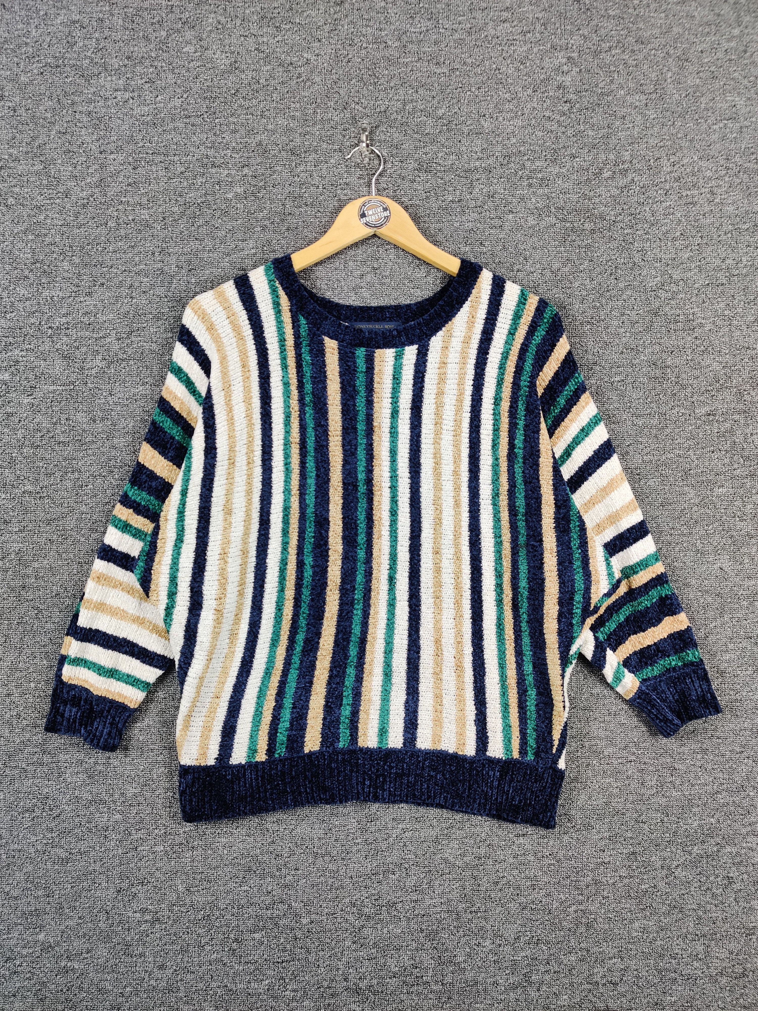 Japanese Brand Vintage Japanese Brand Honeysuckle Rose Knit Sweater Size US XXL / EU 58 / 5 - 1 Thumbnail