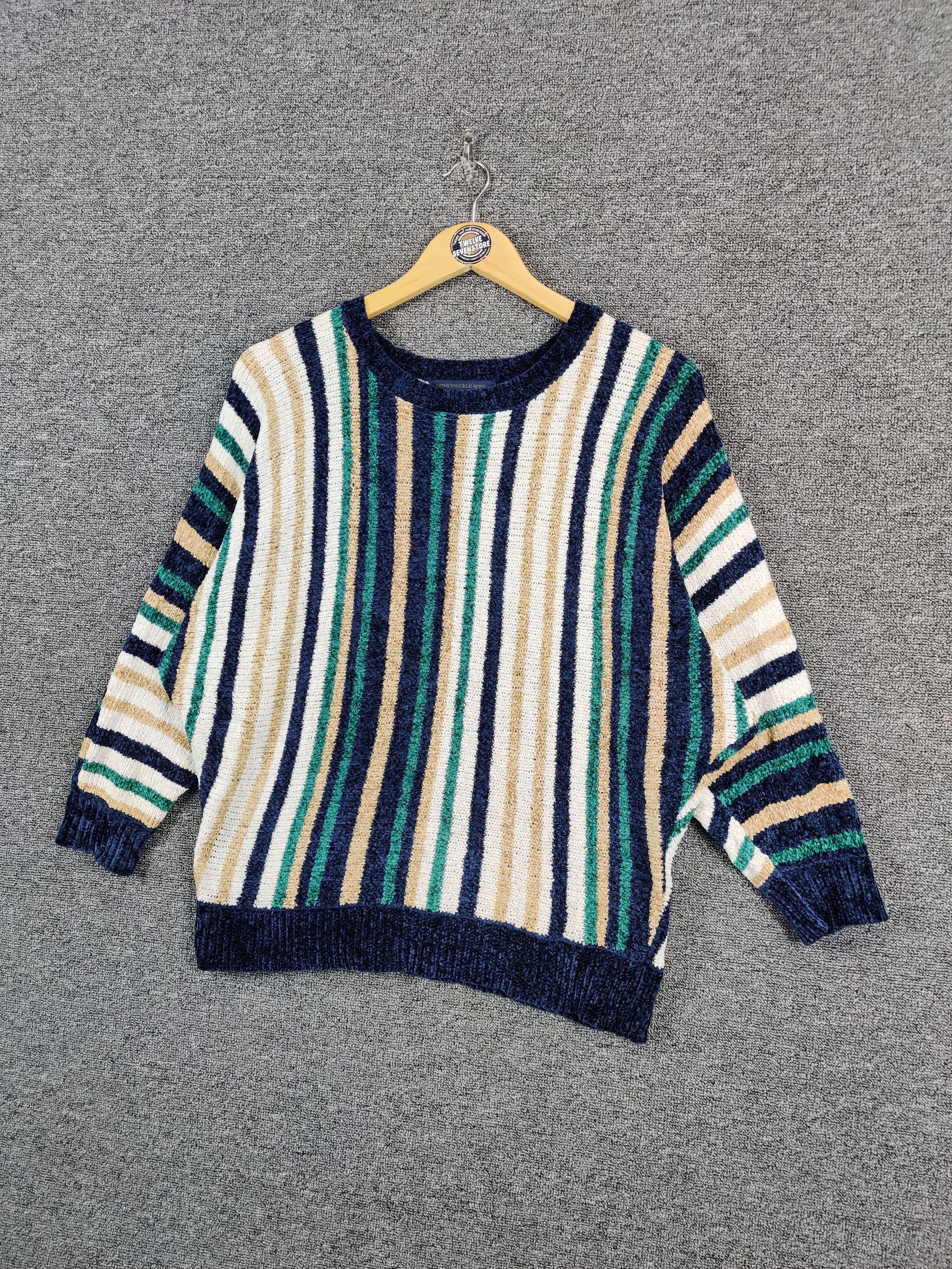 Japanese Brand Vintage Japanese Brand Honeysuckle Rose Knit Sweater Size US XXL / EU 58 / 5 - 2 Thumbnail